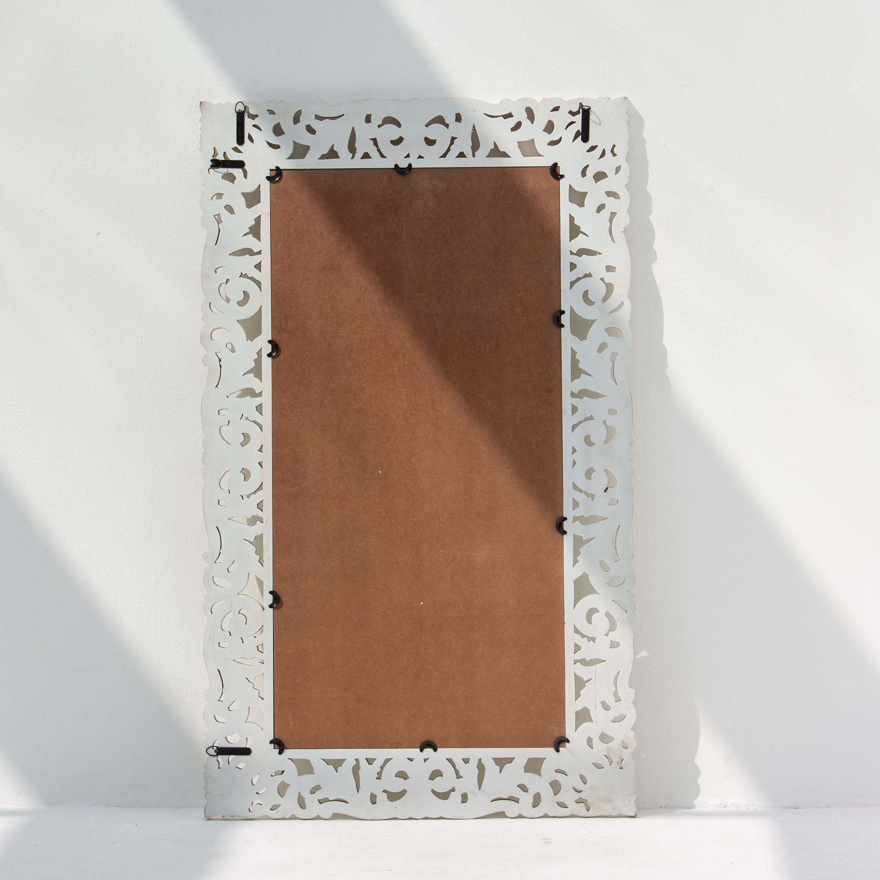 Hand carved Mango wood Mirror Frame - Art and craft furniture 