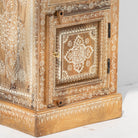 Hand painted Mango Wood Bed Side table - Art and craft furniture 