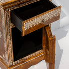 Painted Bed side table - Art and craft furniture 