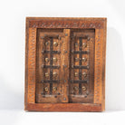 Antique Window two door Brass Decoration - Art and craft furniture 