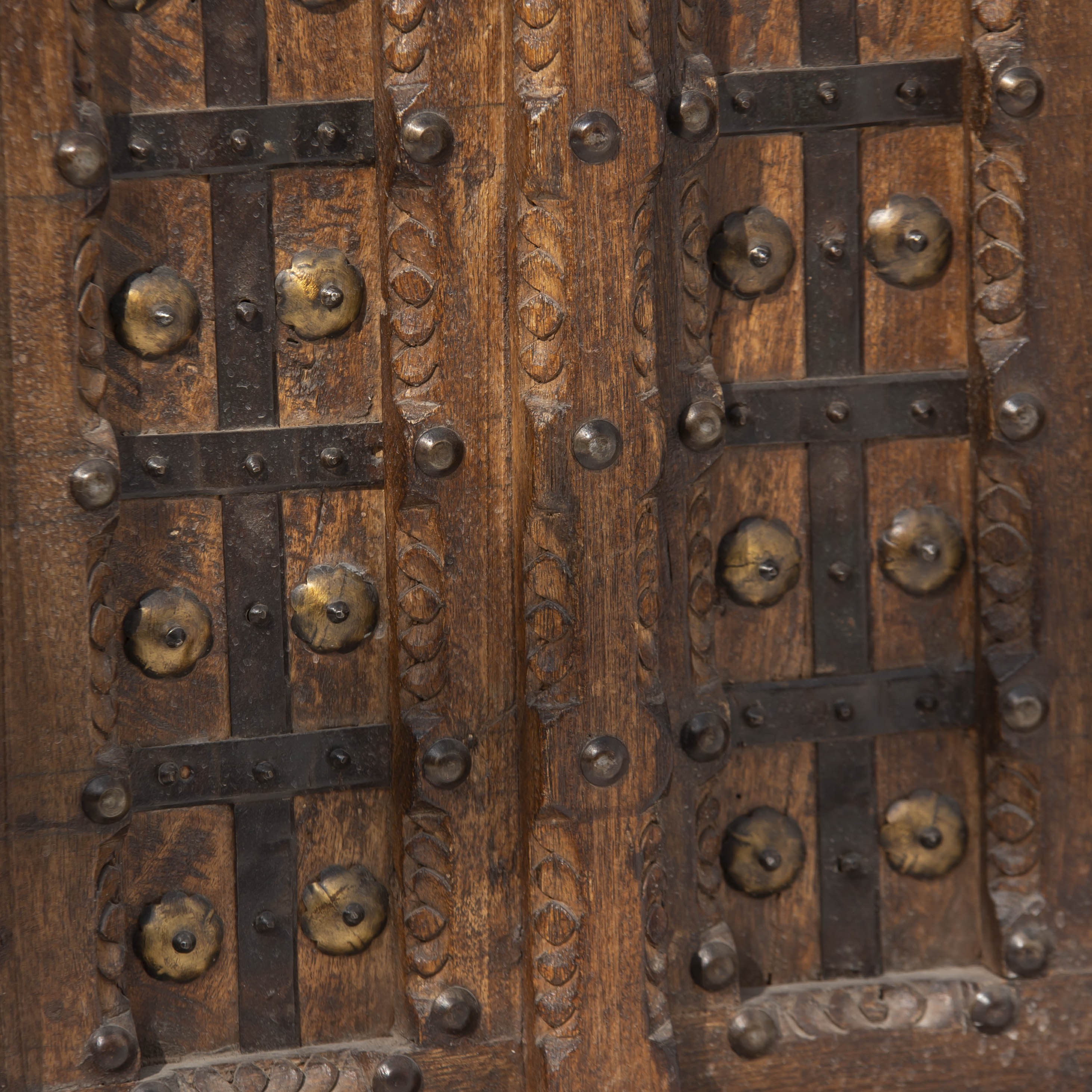 Antique Window two door Brass Decoration - Art and craft furniture 