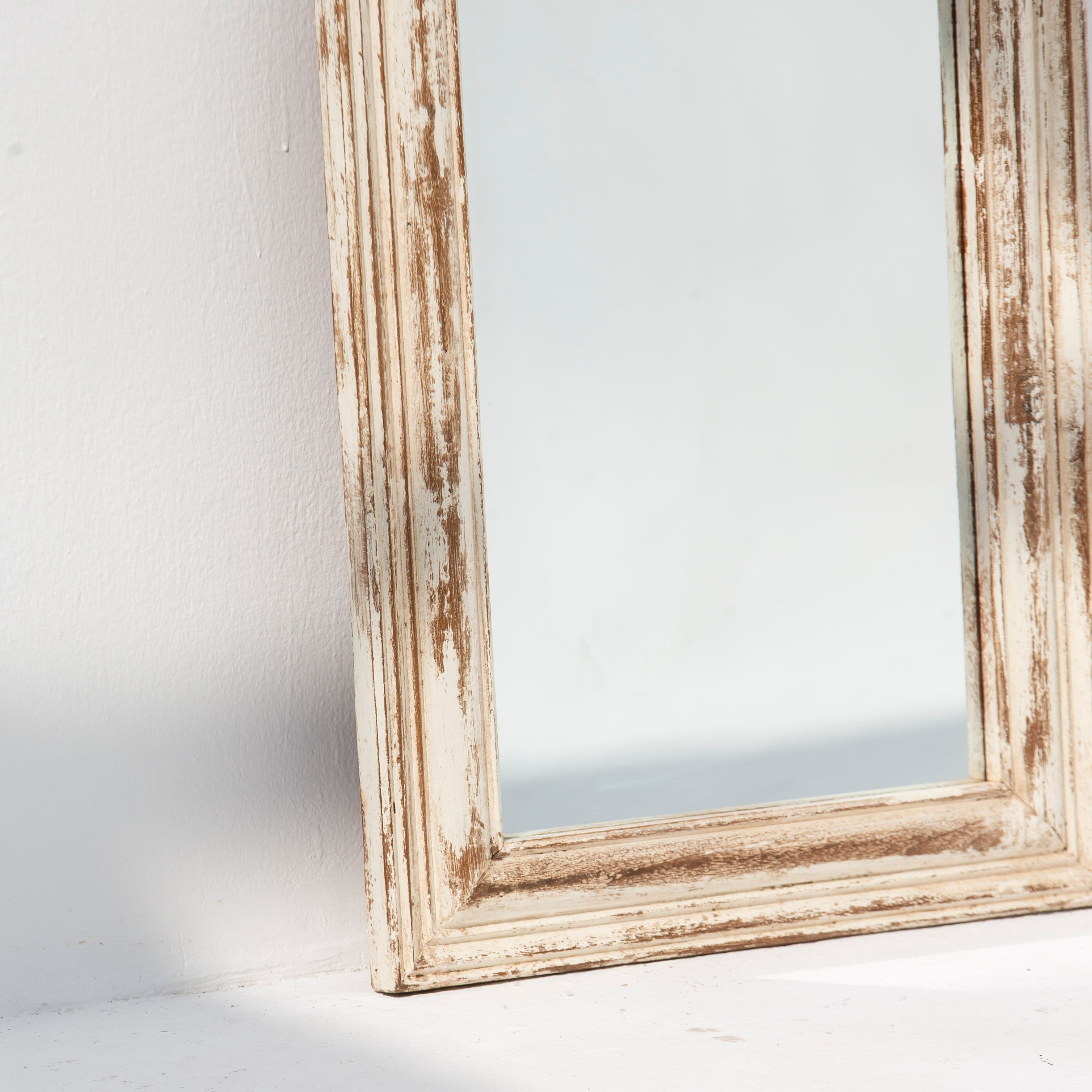 Rustic Finish Mirror Frame Muilt Colour - Art and craft furniture 