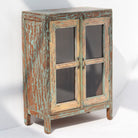 Antique Glass Door Mirror - Art and craft furniture 