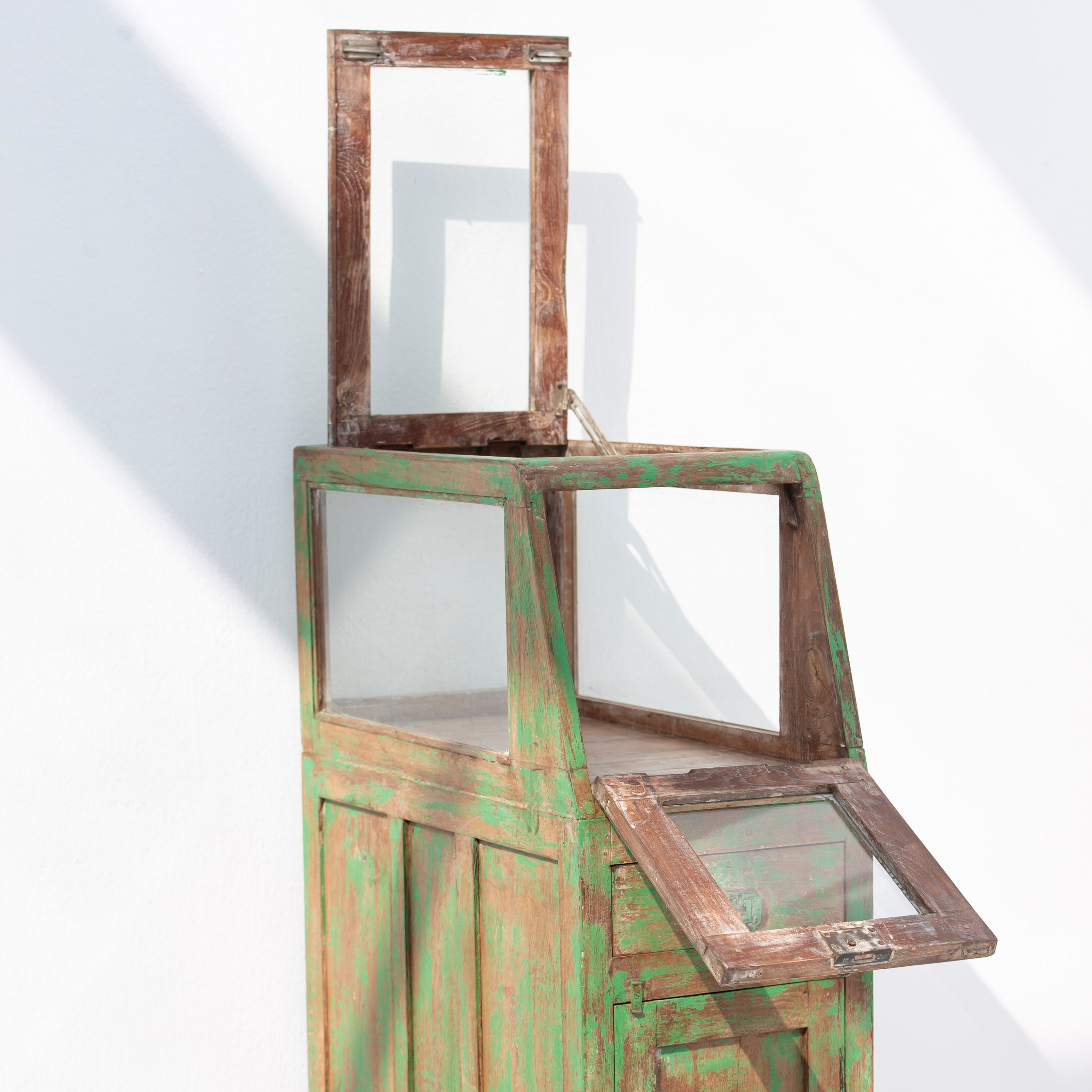 Timeless Slip Storage Antique Cabinet - Art and craft furniture 