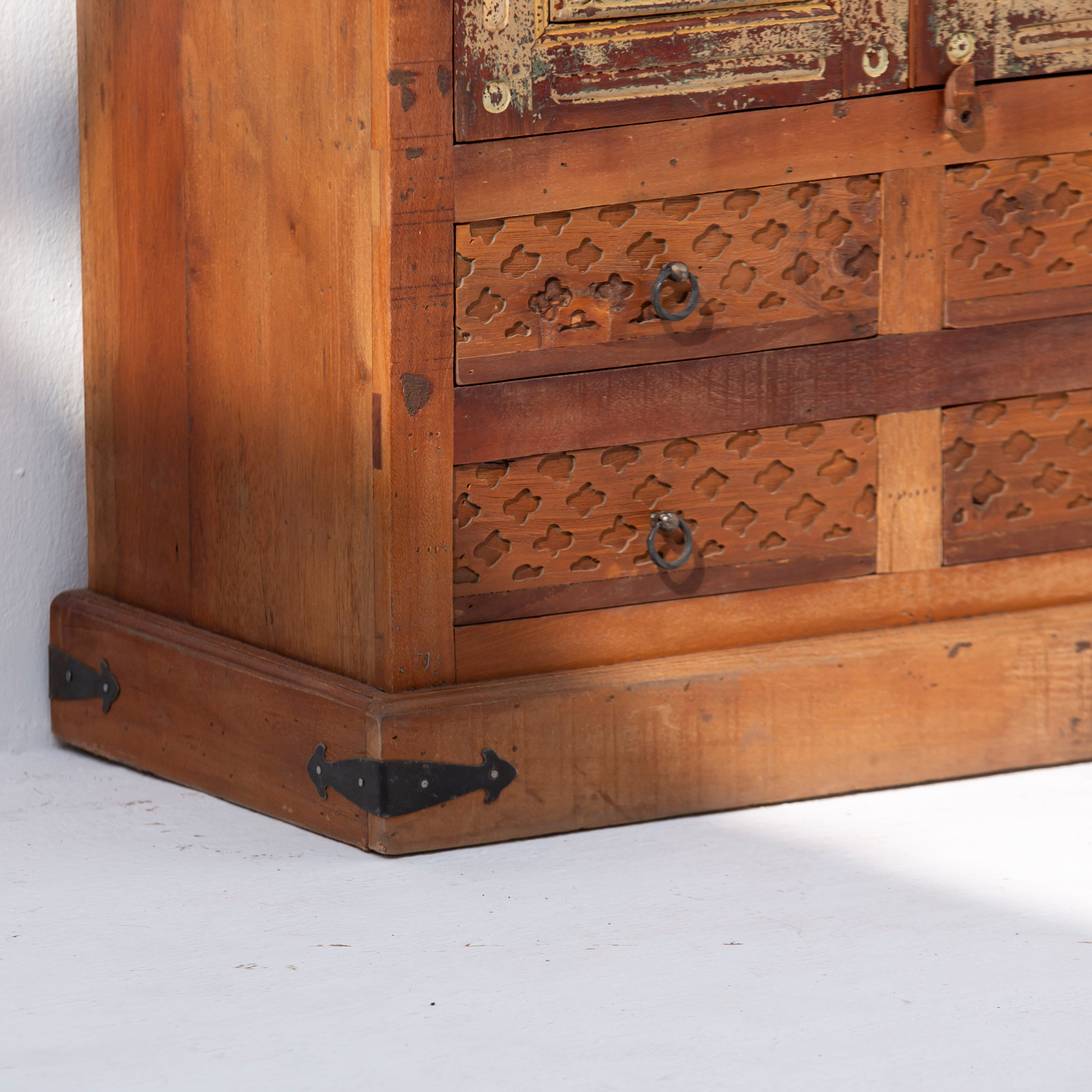 Antique two door and four drawer Cabinet - Art and craft furniture 