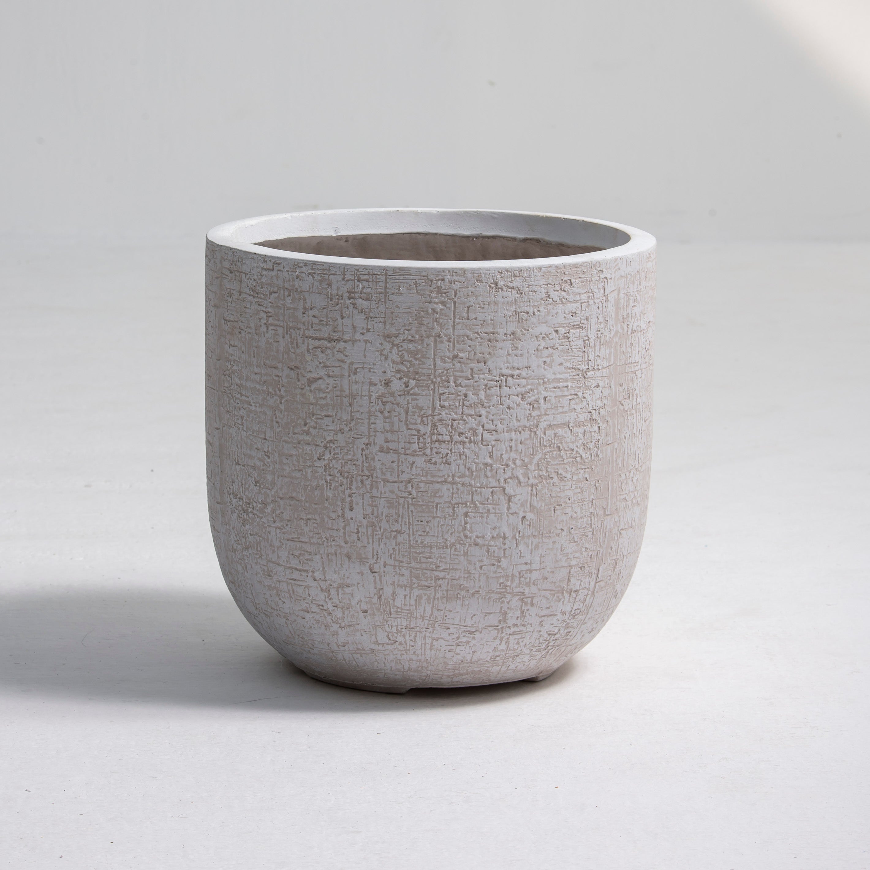 ORLIA WHITE PLANTER - Art and craft furniture 