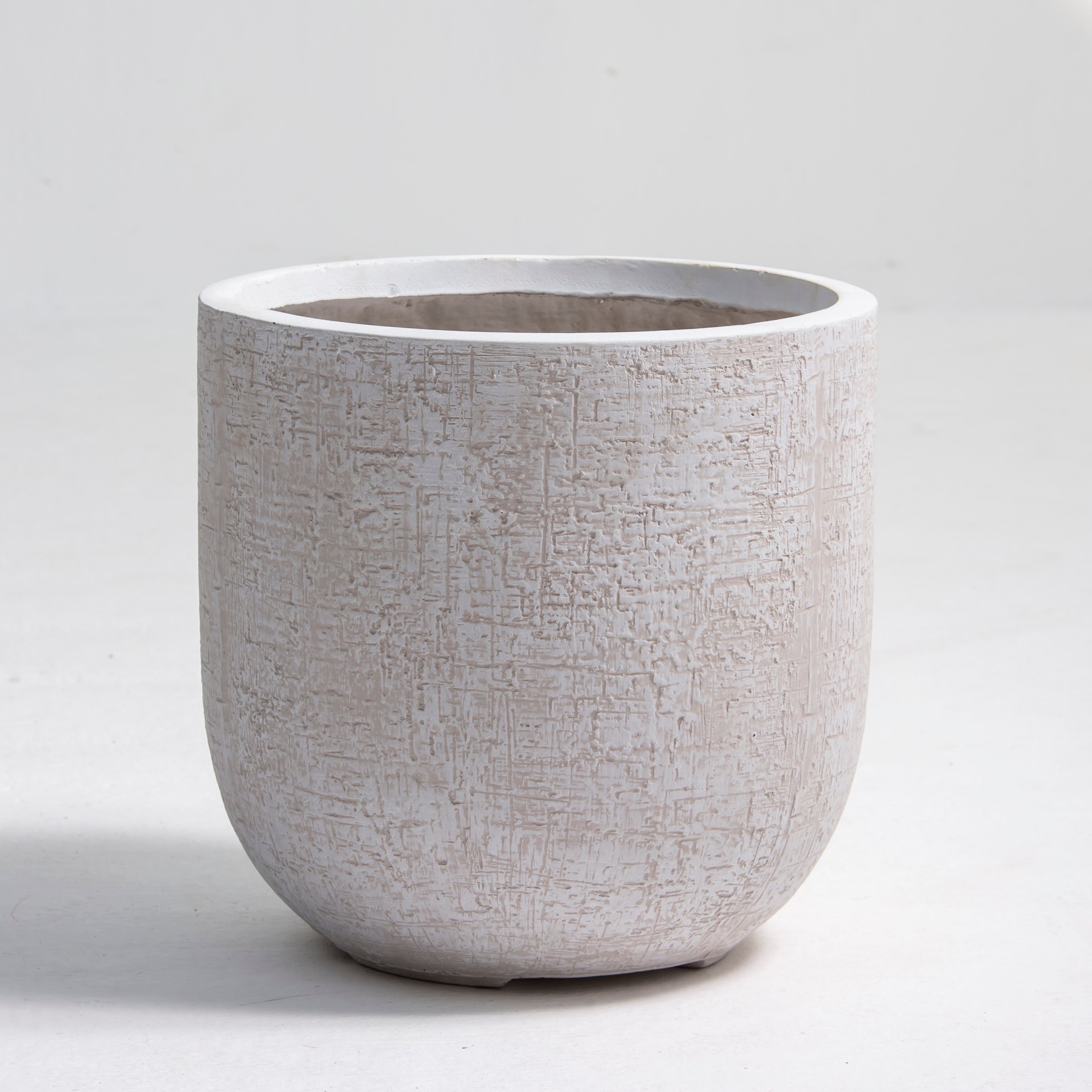 ORLIA WHITE PLANTER - Art and craft furniture 