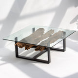 RAILWAY LOG COFFEE TABLE