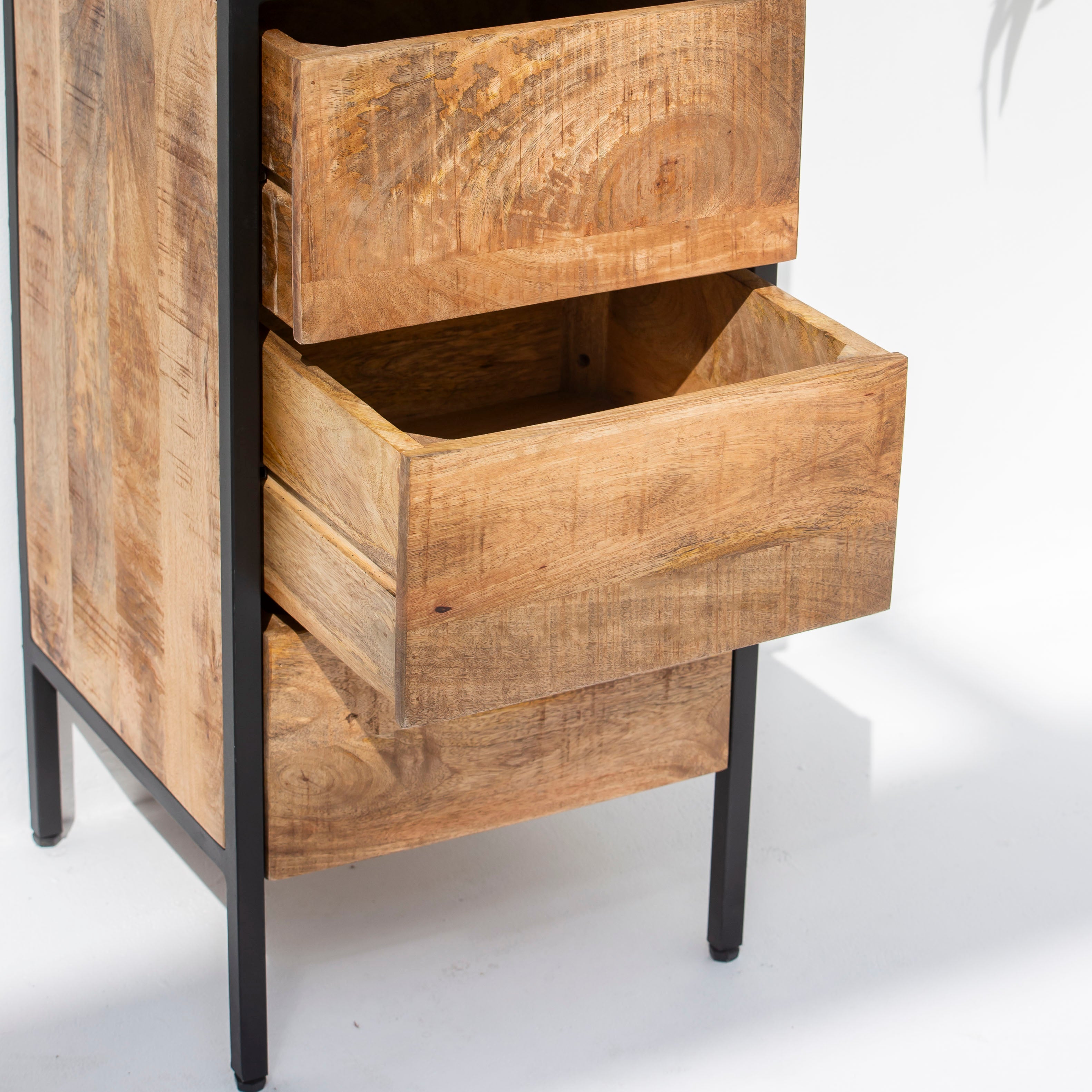 STEELWOOD THREE DRAWER BOOKSHELF