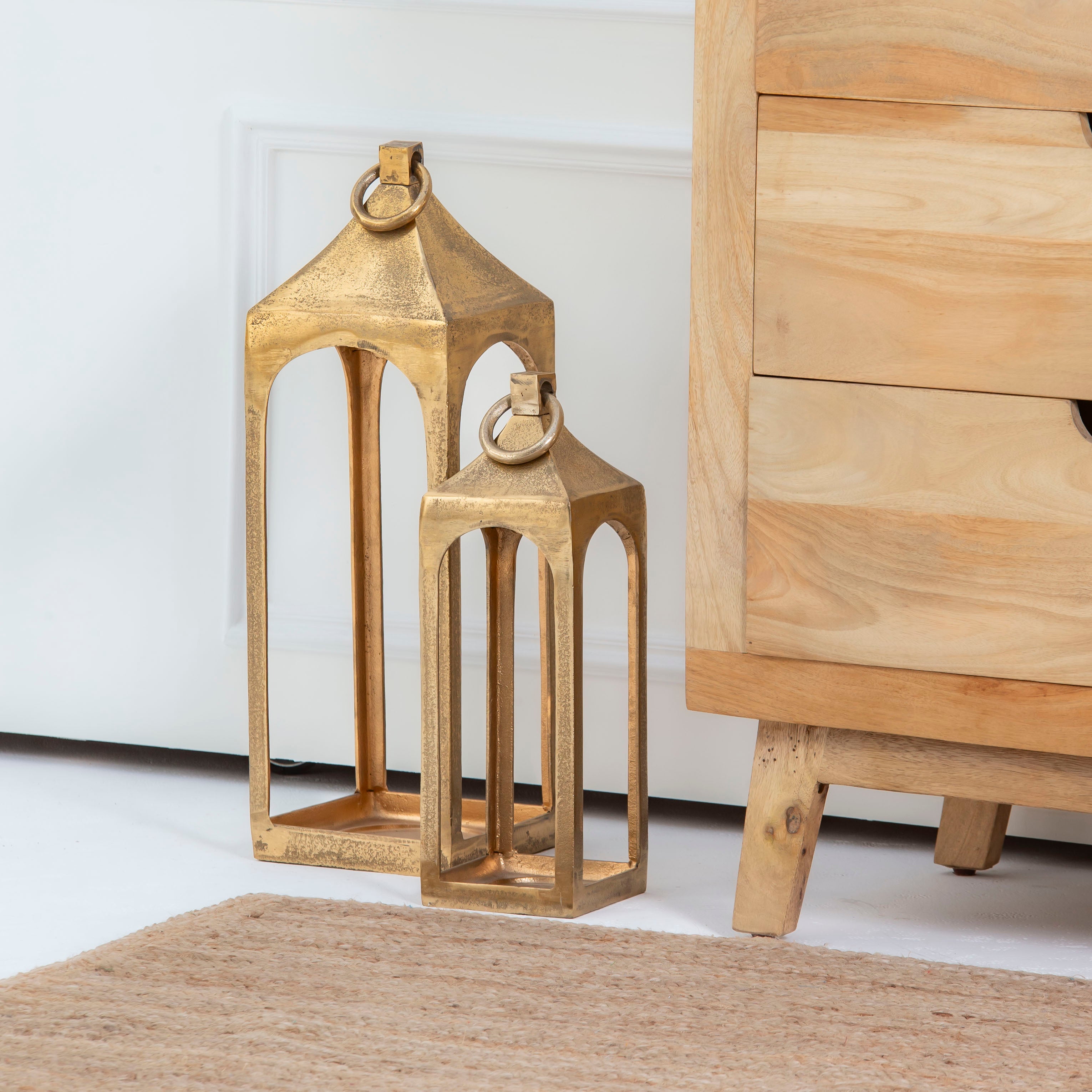 AUREVO WOODEN SIX DRAWER CHEST OF DRAWER