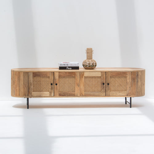 WINDSOR FOUR CANE DOOR TV STAND