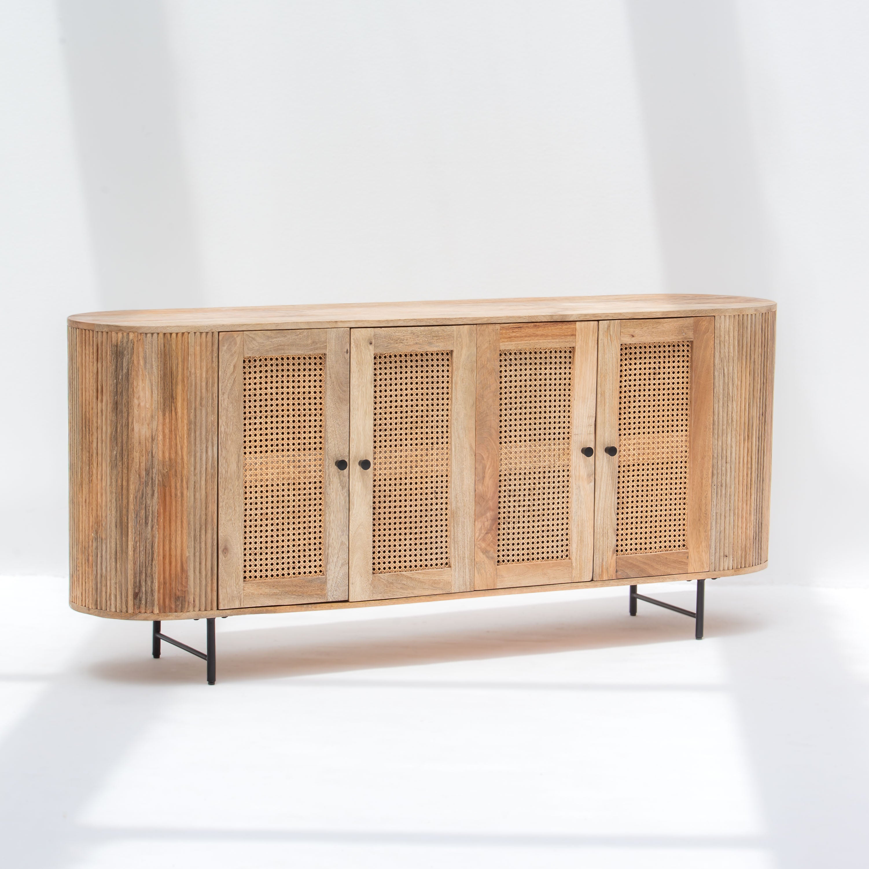 WINDSOR CANE FOUR DOOR SIDEBOARD