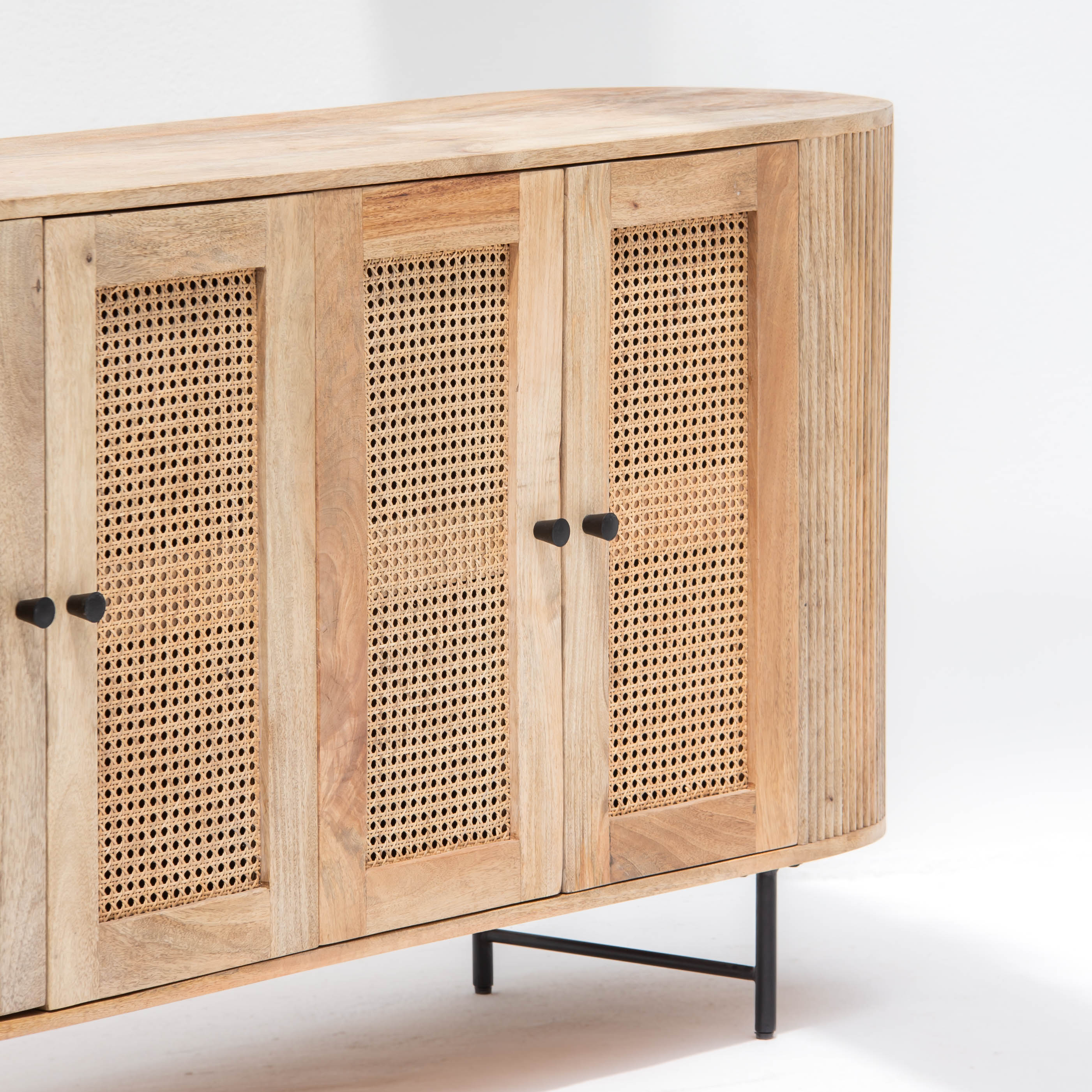 WINDSOR CANE FOUR DOOR SIDEBOARD