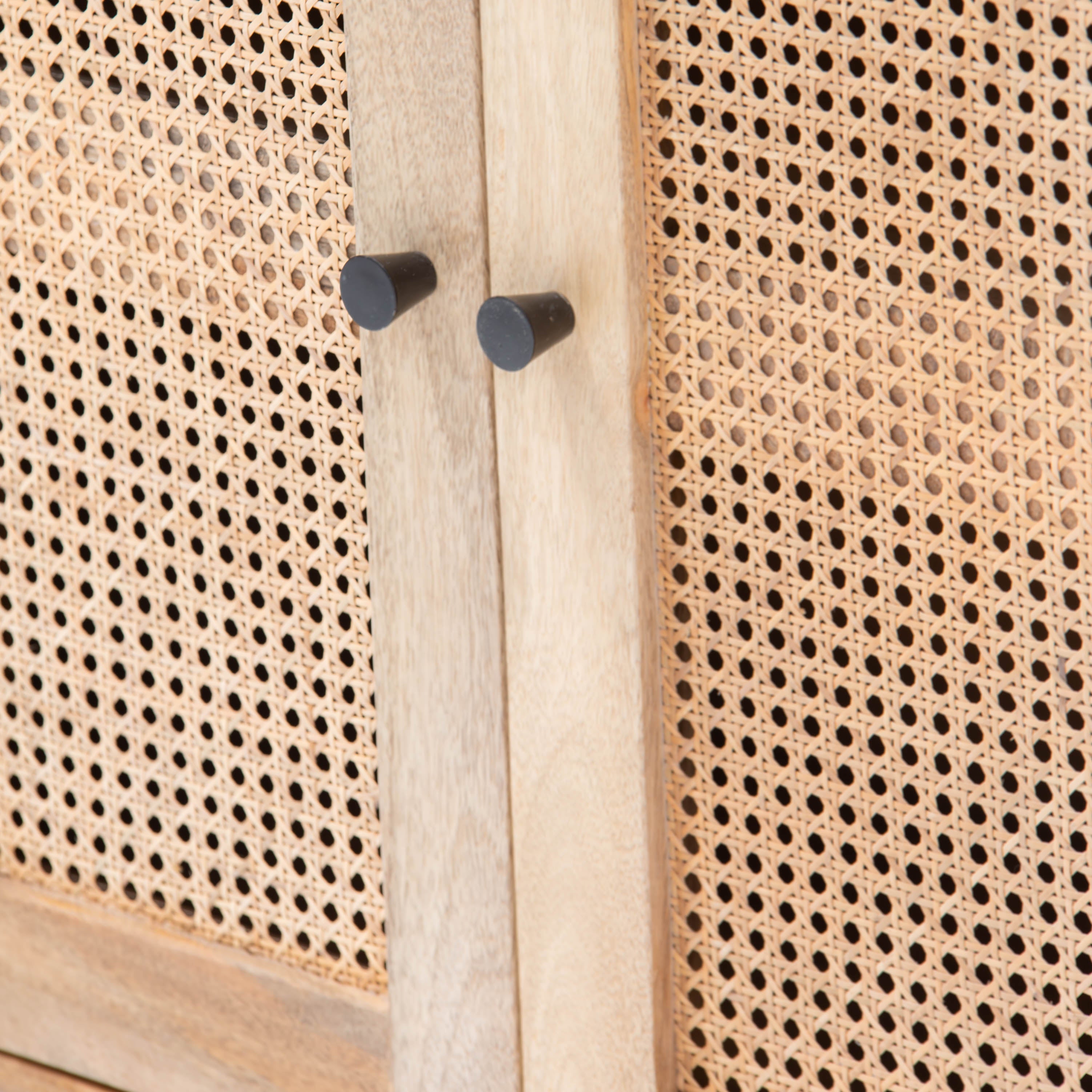 WINDSOR CANE FOUR DOOR SIDEBOARD