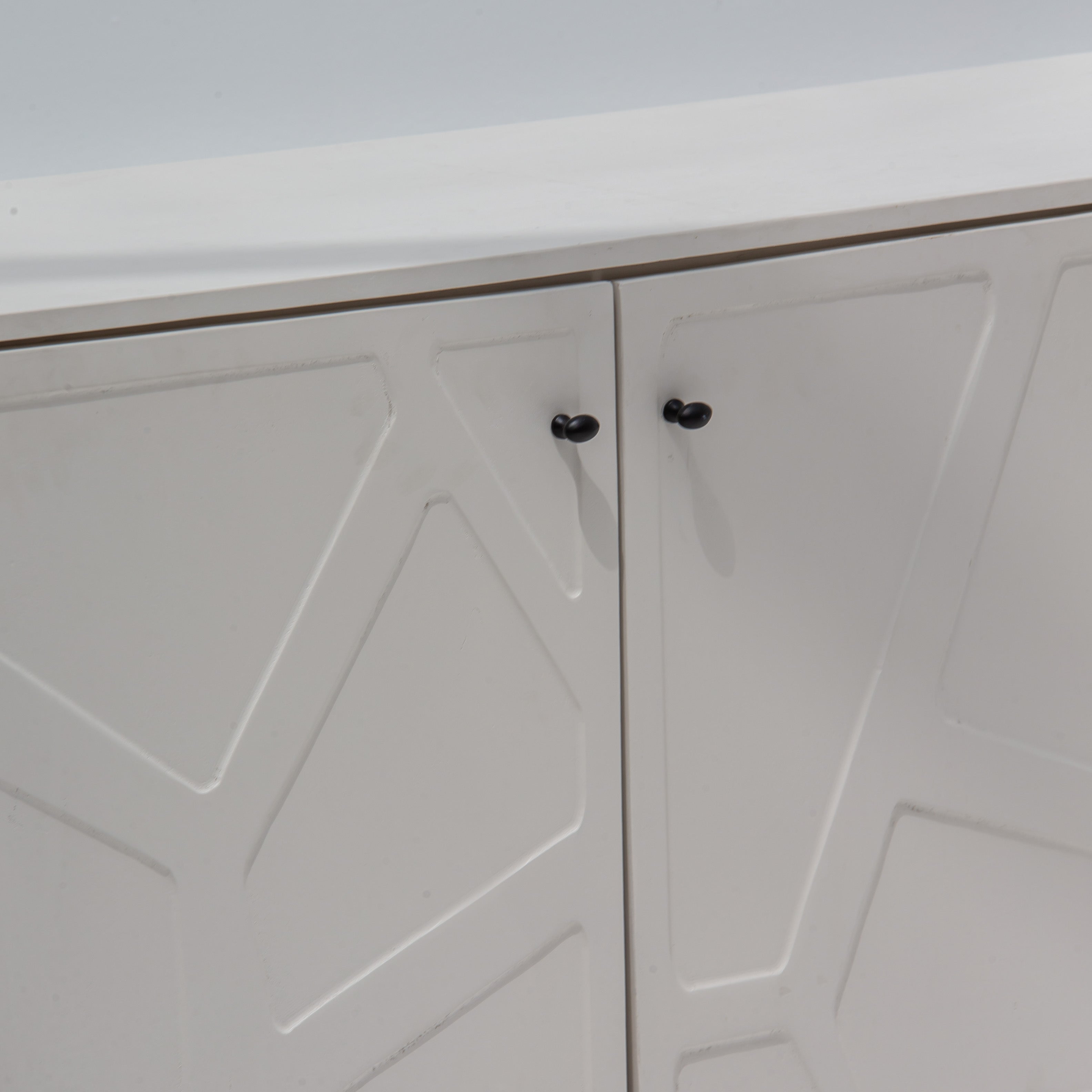 DANISH WOODEN THREE DOOR SIDEBOARD