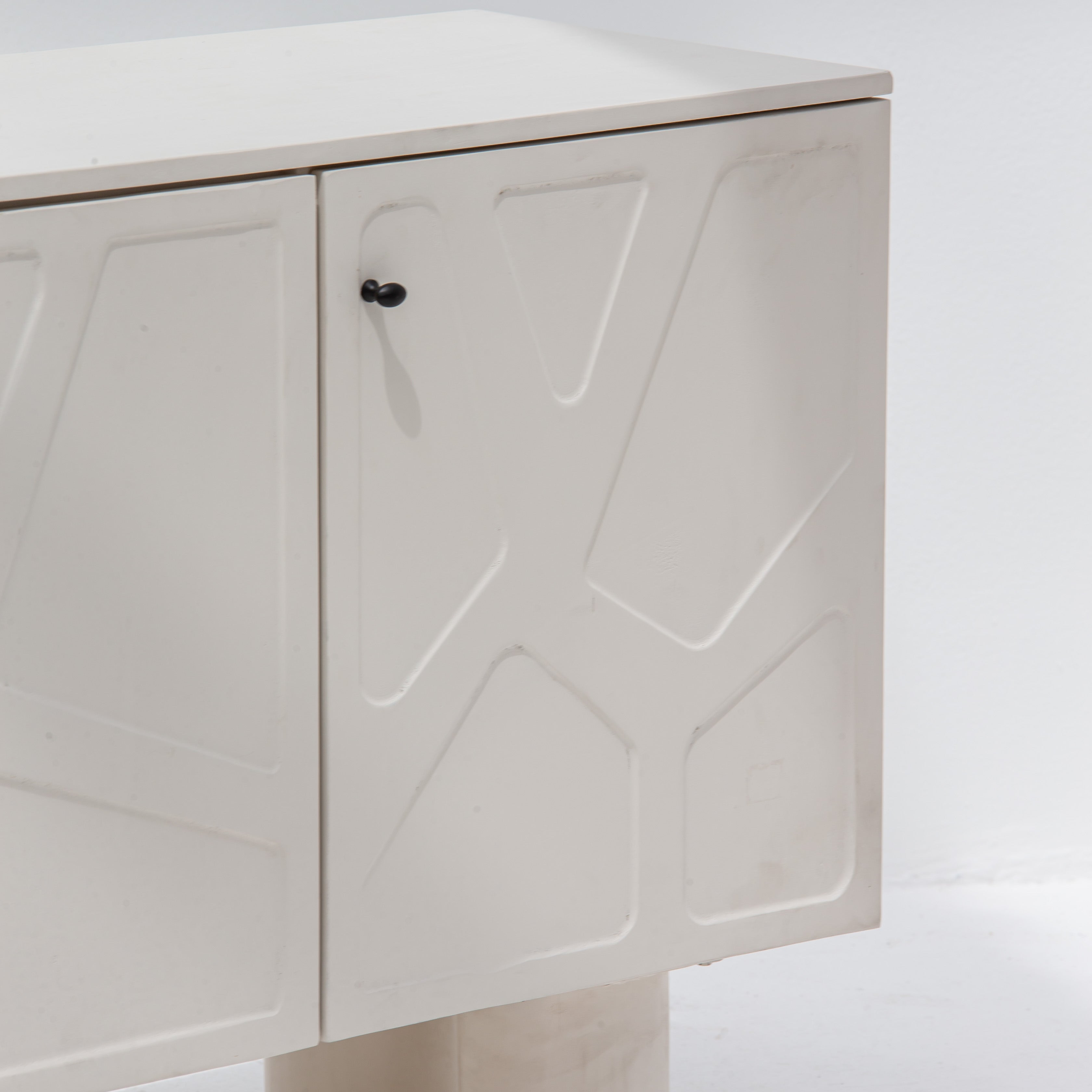 DANISH WOODEN THREE DOOR SIDEBOARD