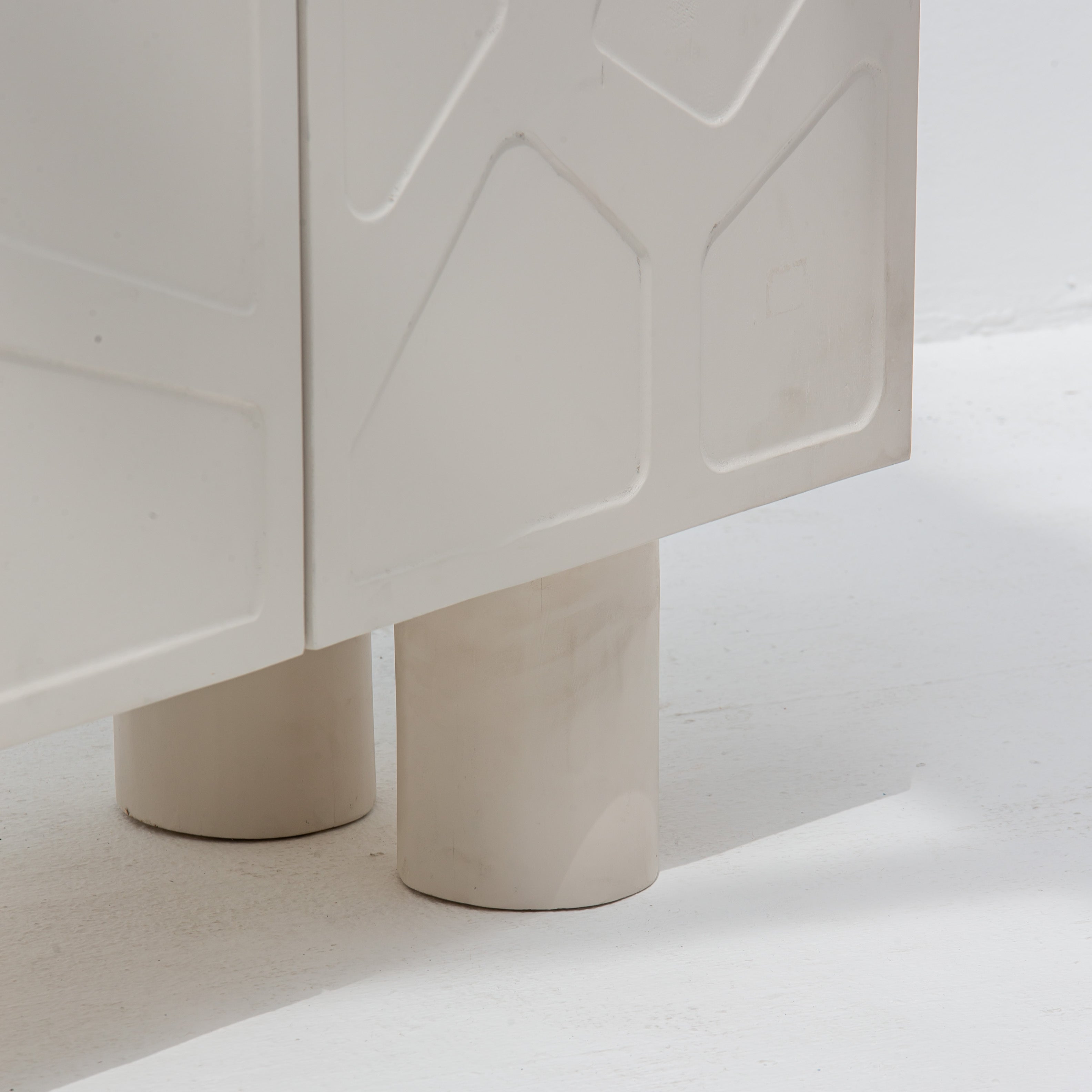 DANISH WOODEN THREE DOOR SIDEBOARD