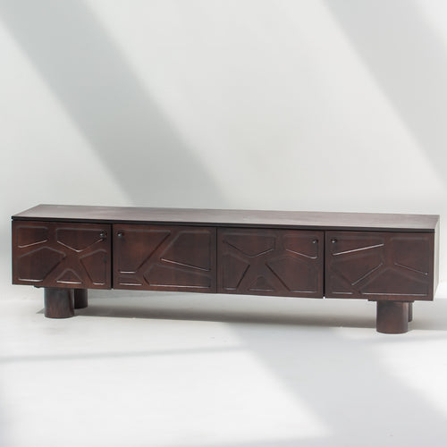 DANISH FOUR DOOR TV CONSOLE