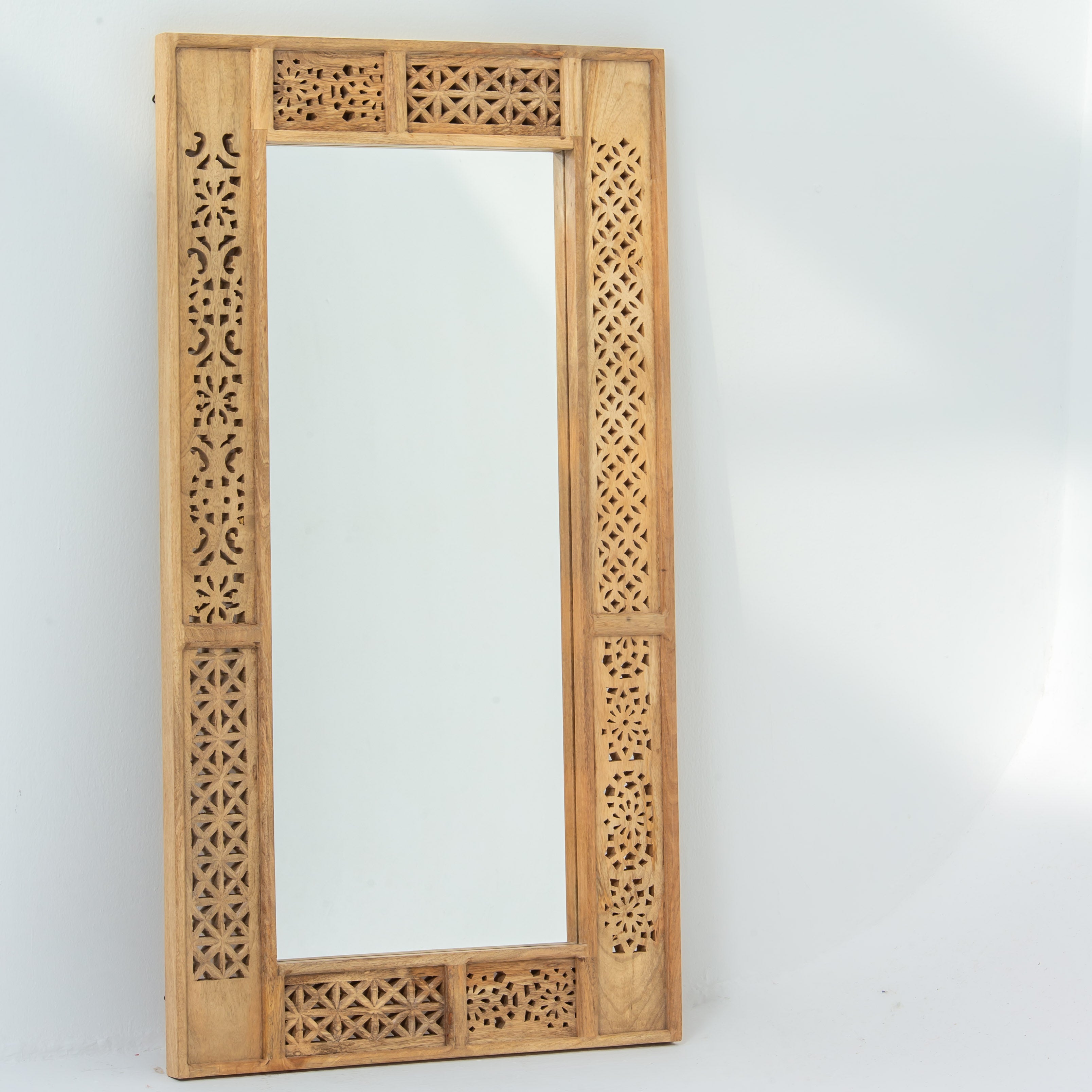 SIERRA WOODEN CARVING MIRROR FRAME