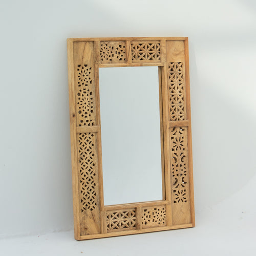SIERRA WOODEN CARVING MIRROR FRAME