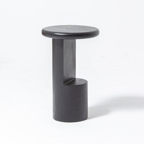 DANISH BLACK SIDE TABLE
