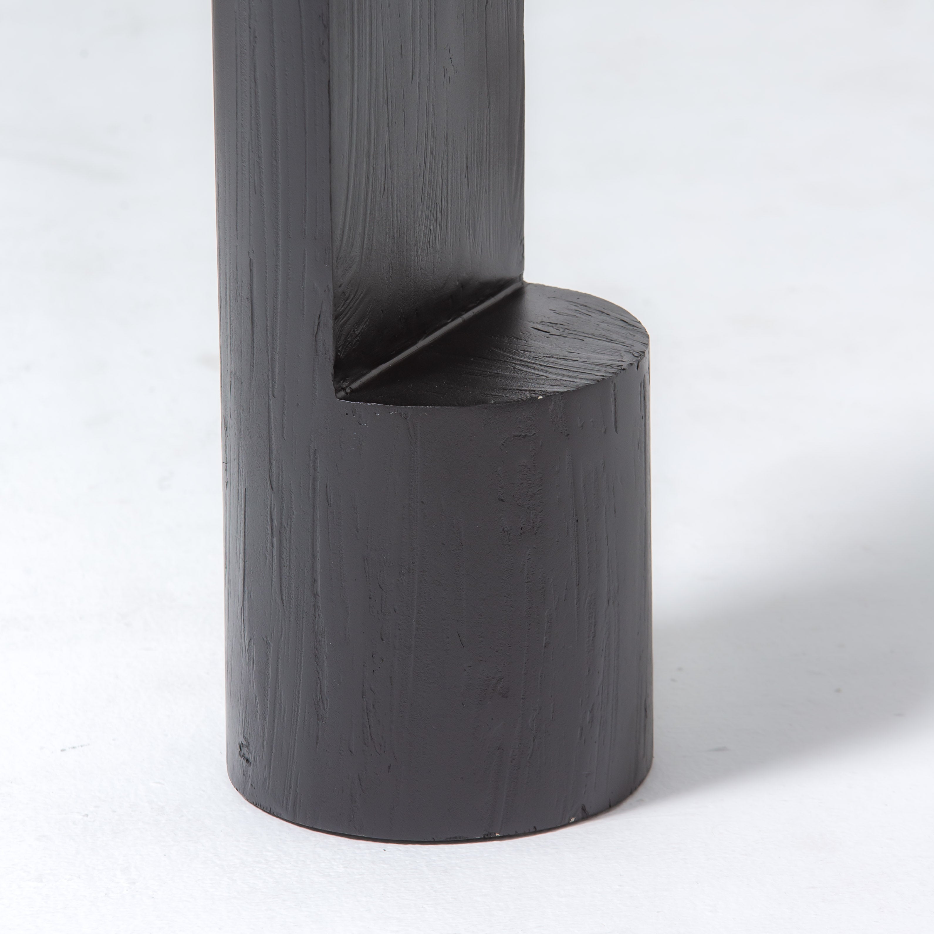 DANISH BLACK SIDE TABLE
