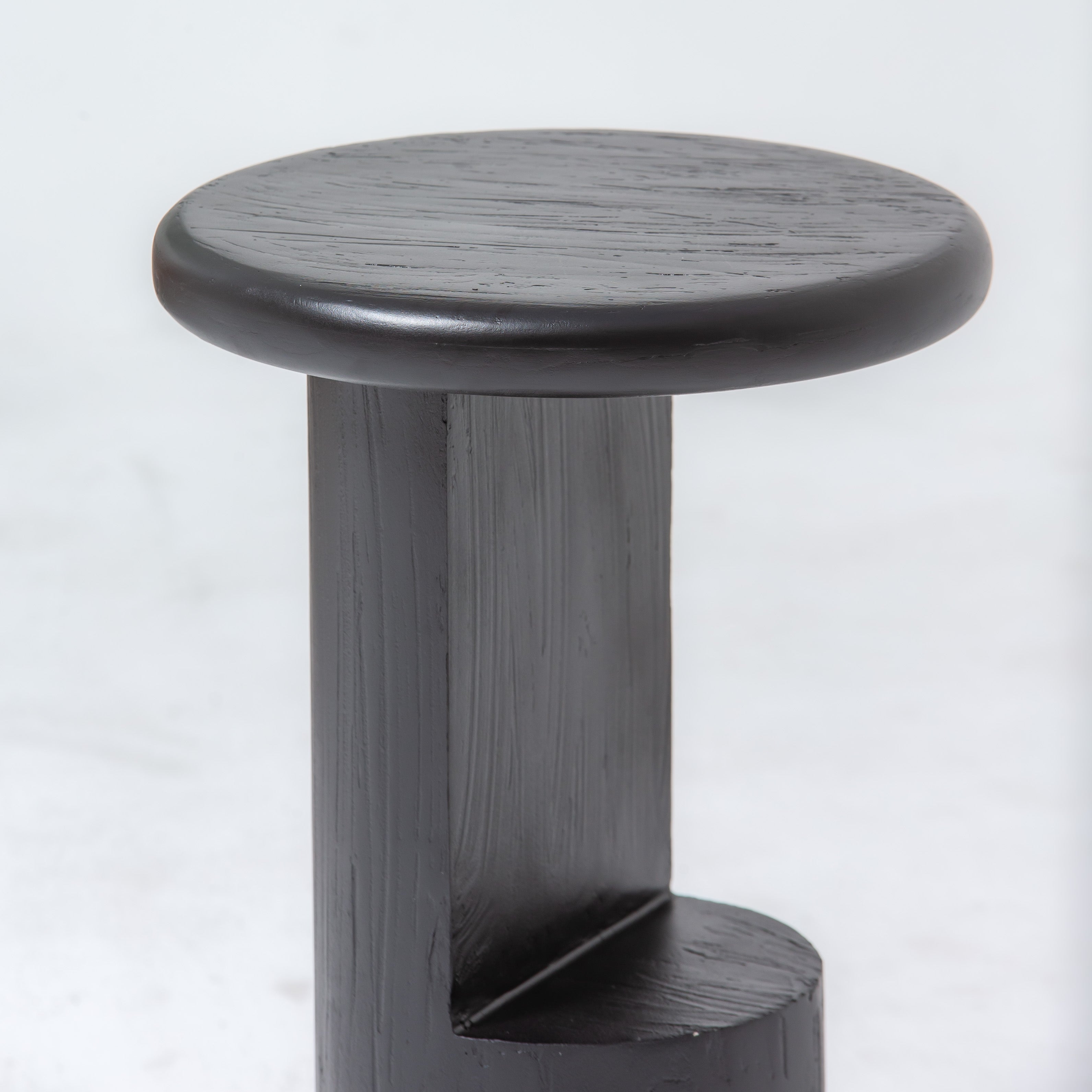 DANISH BLACK SIDE TABLE