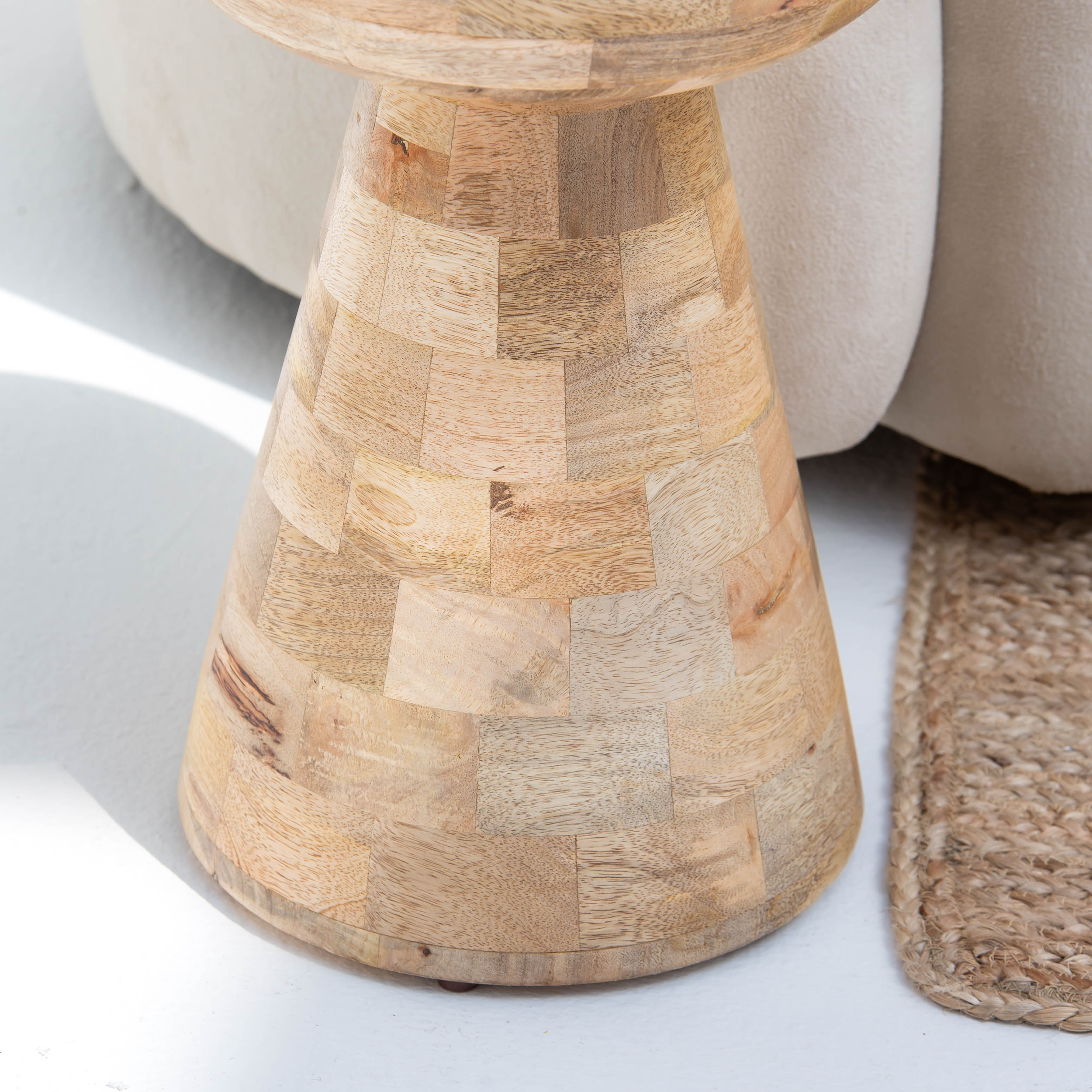 AUREVO WOODEN SIDE TABLE