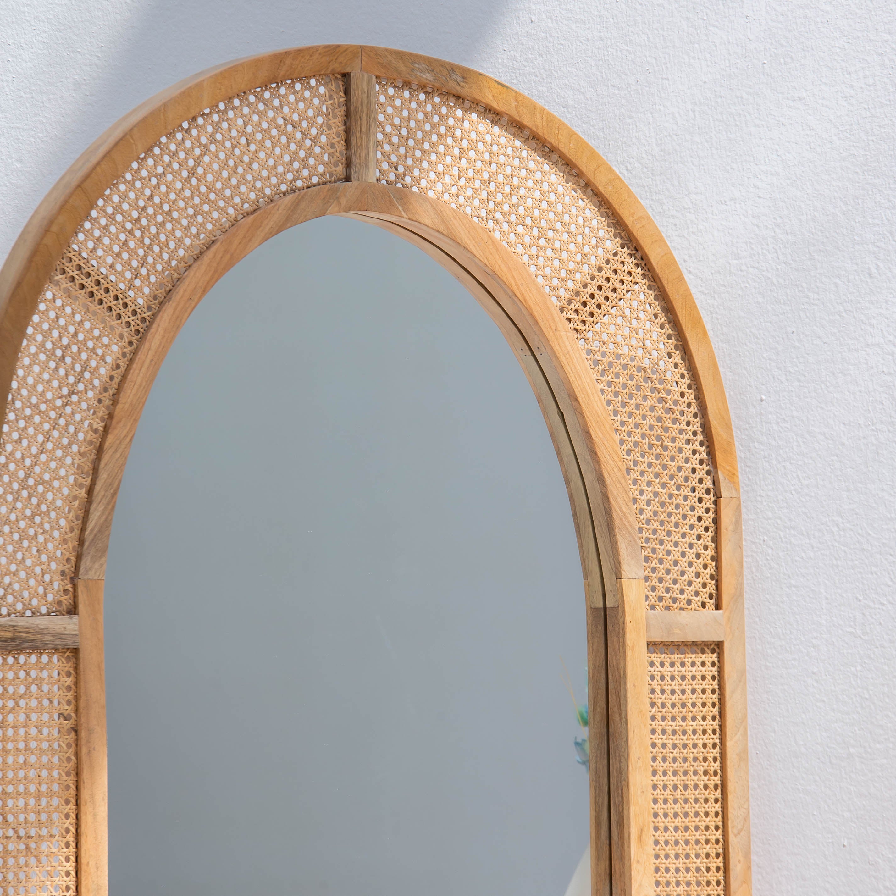 CANOVIA CANE ROUND TOP MIRROR FRAME