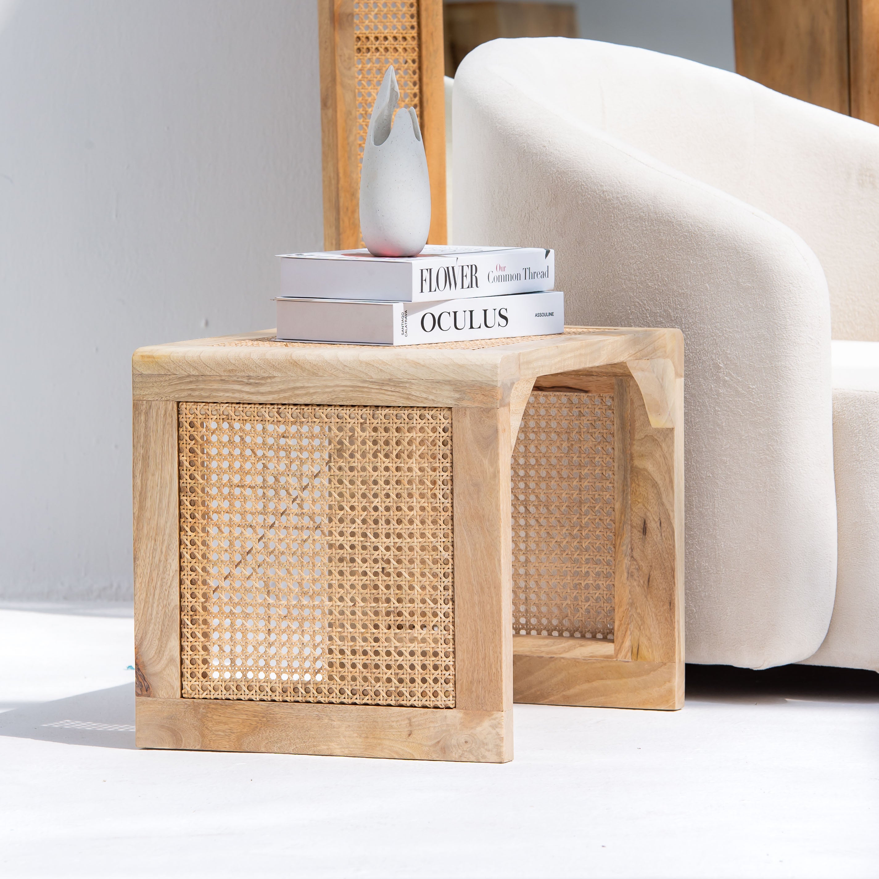 CANOVIA CANE SIDE TABLE