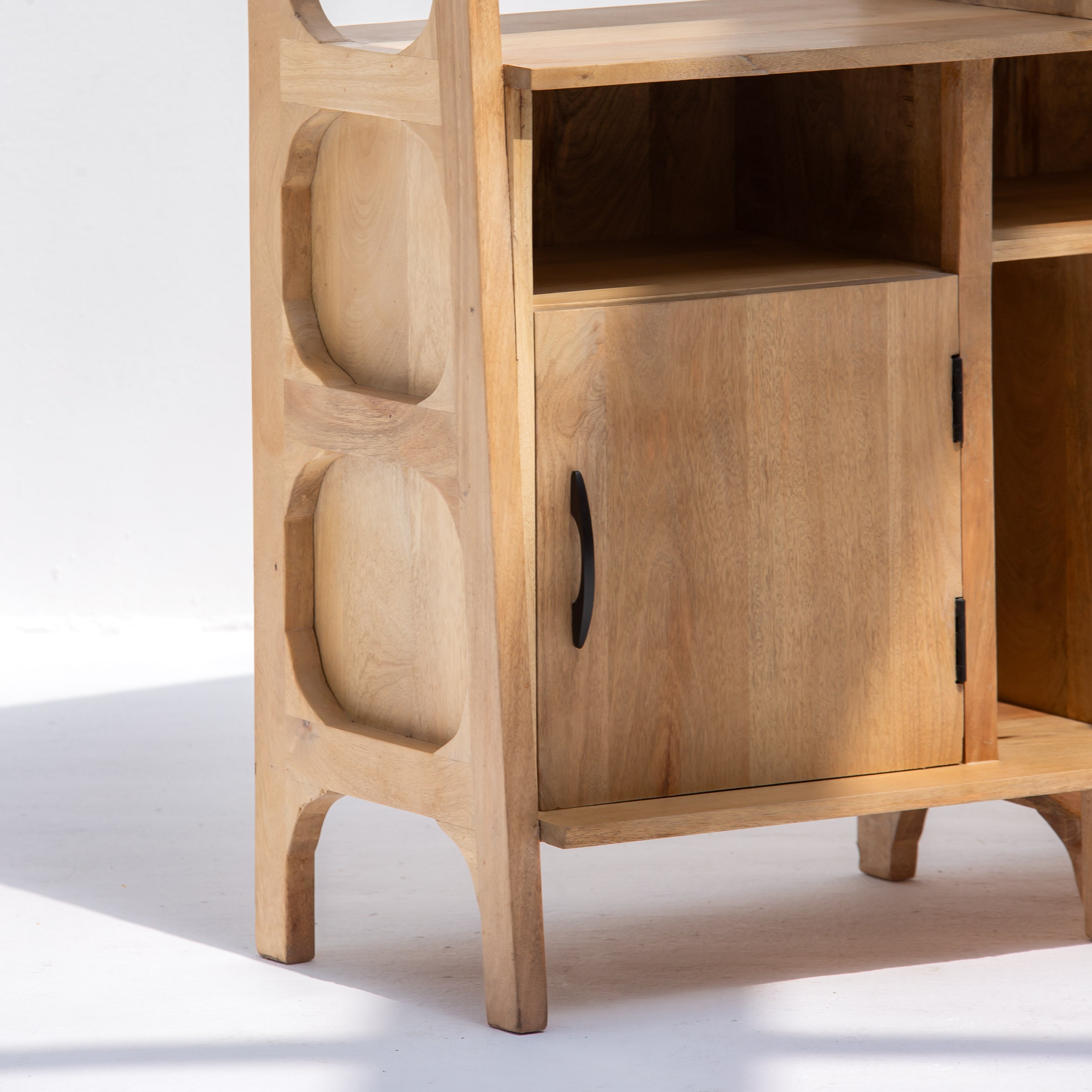 AUREVO WOODEN BOOKSHELF