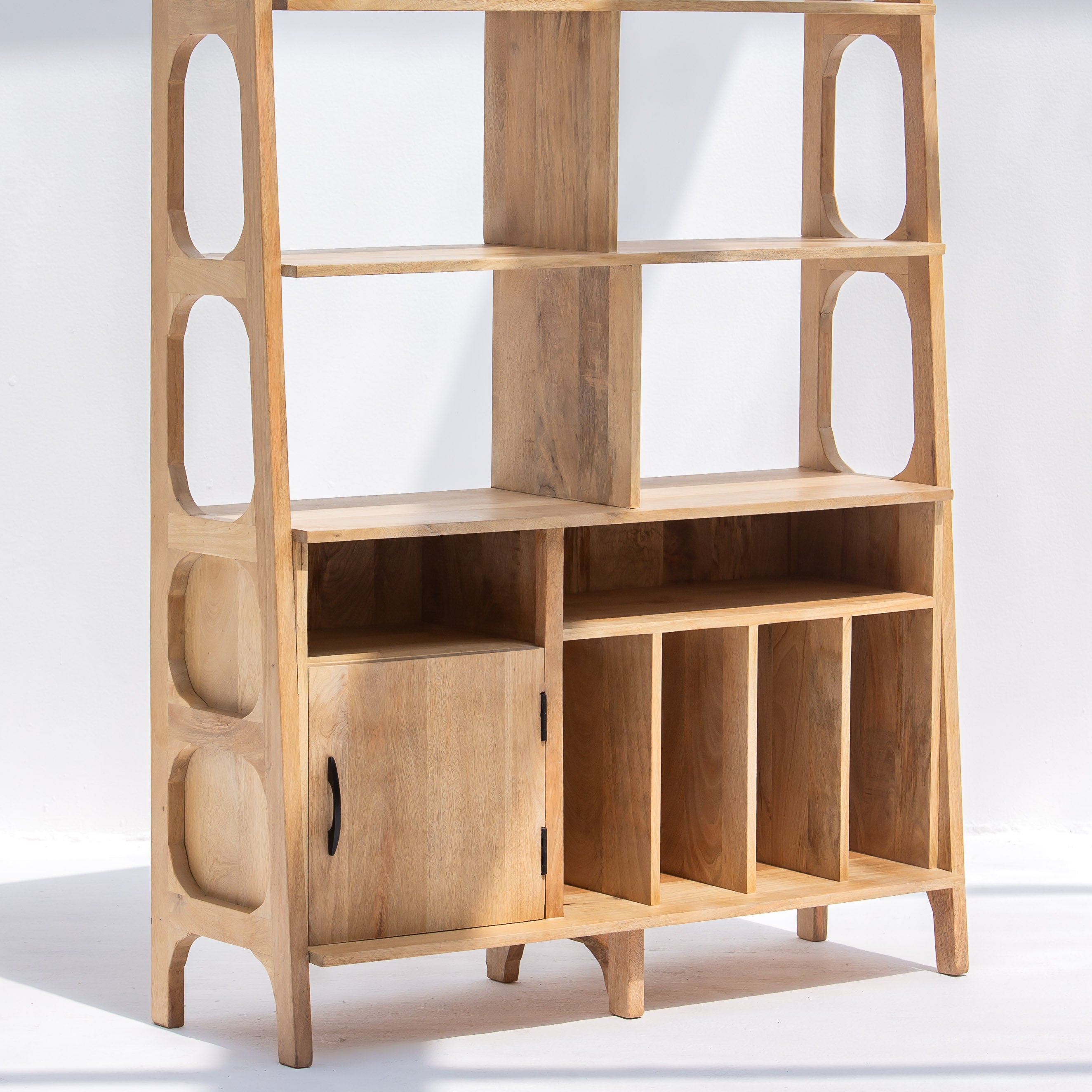 AUREVO WOODEN BOOKSHELF