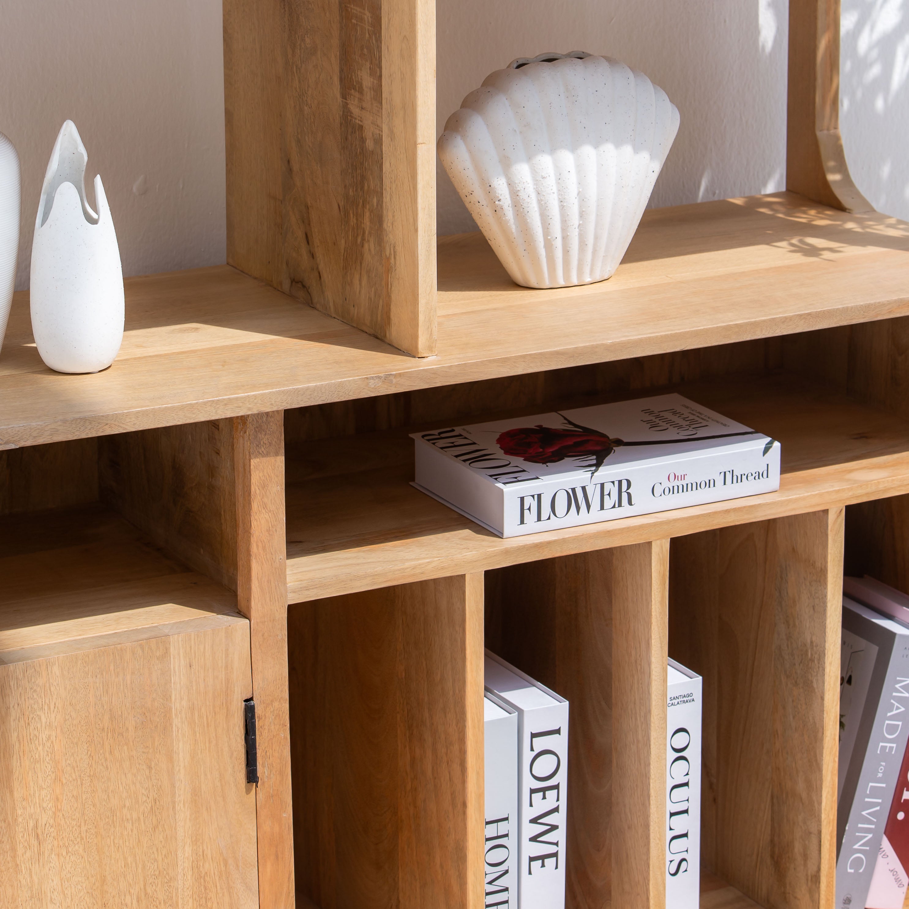 AUREVO WOODEN BOOKSHELF