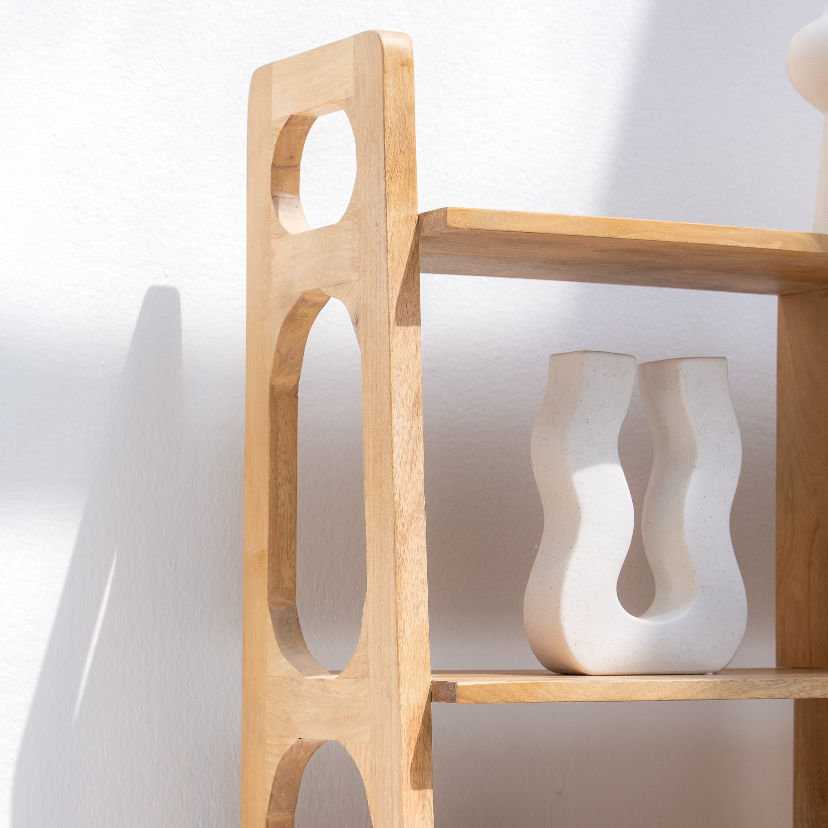 AUREVO WOODEN BOOKSHELF