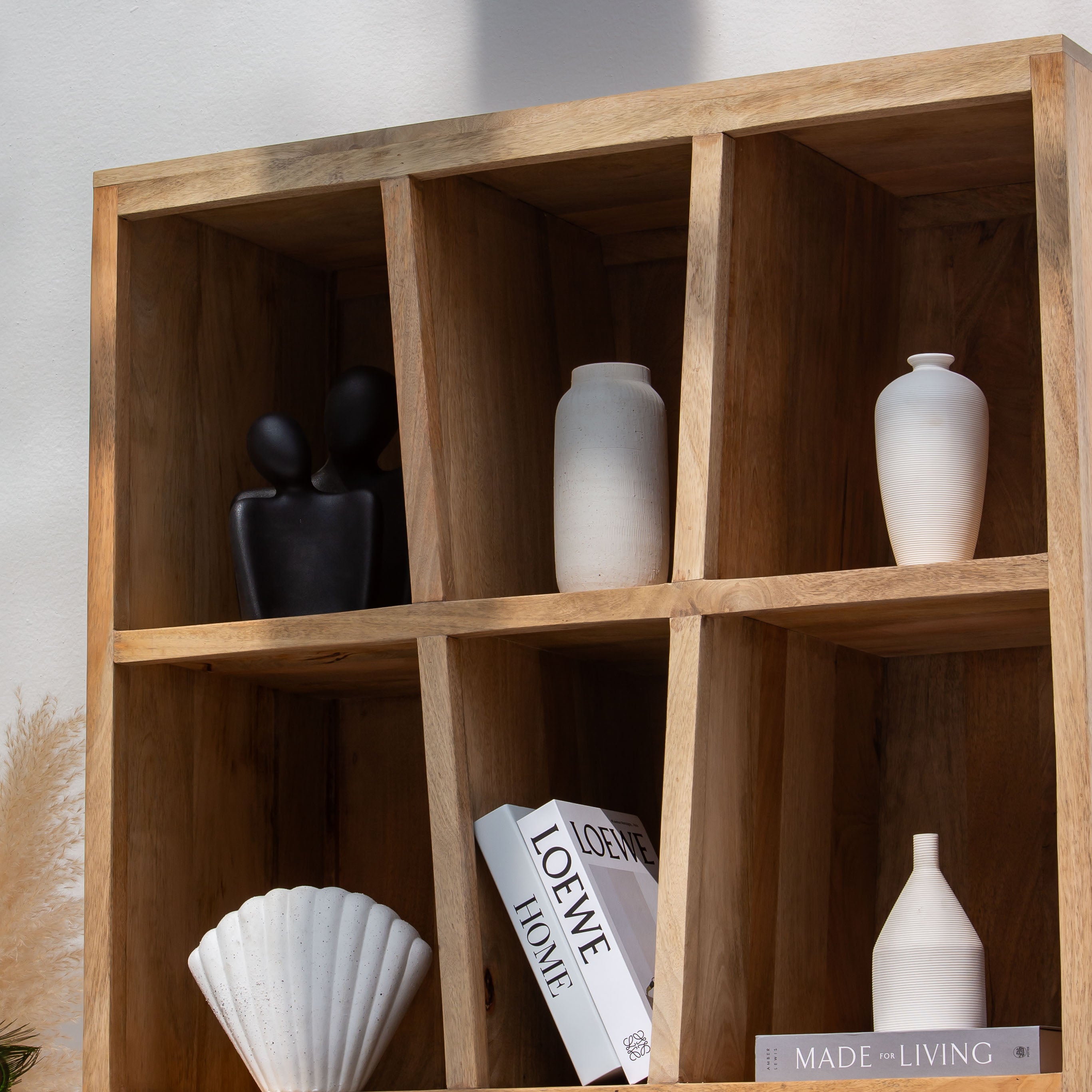 AUREVO WOODEN BOOKSHELF