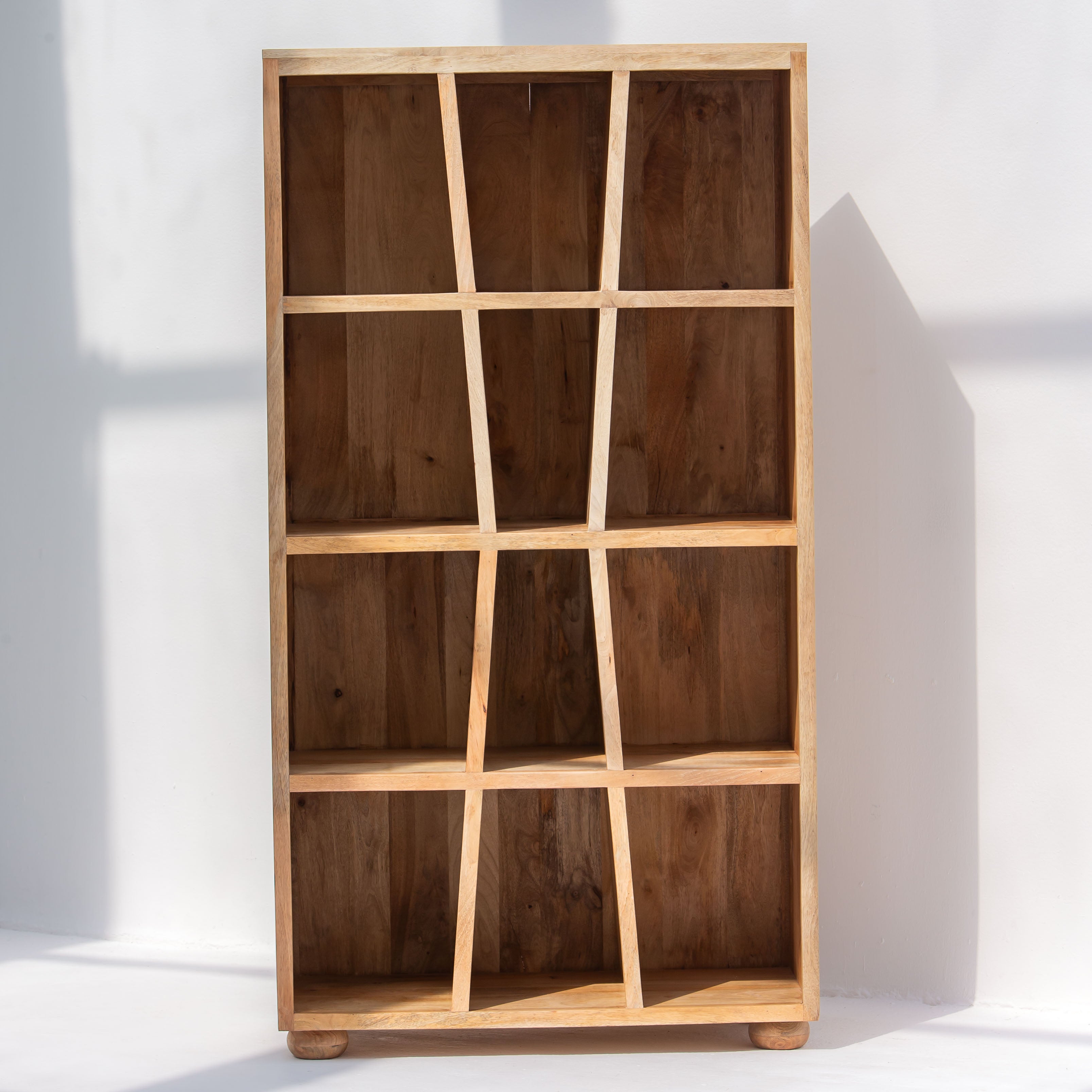 AUREVO WOODEN BOOKSHELF