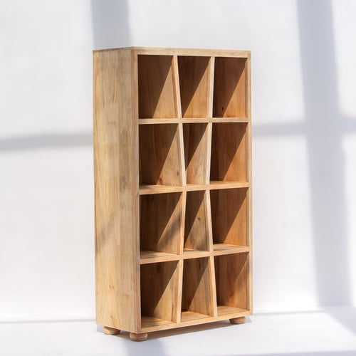 AUREVO WOODEN BOOKSHELF