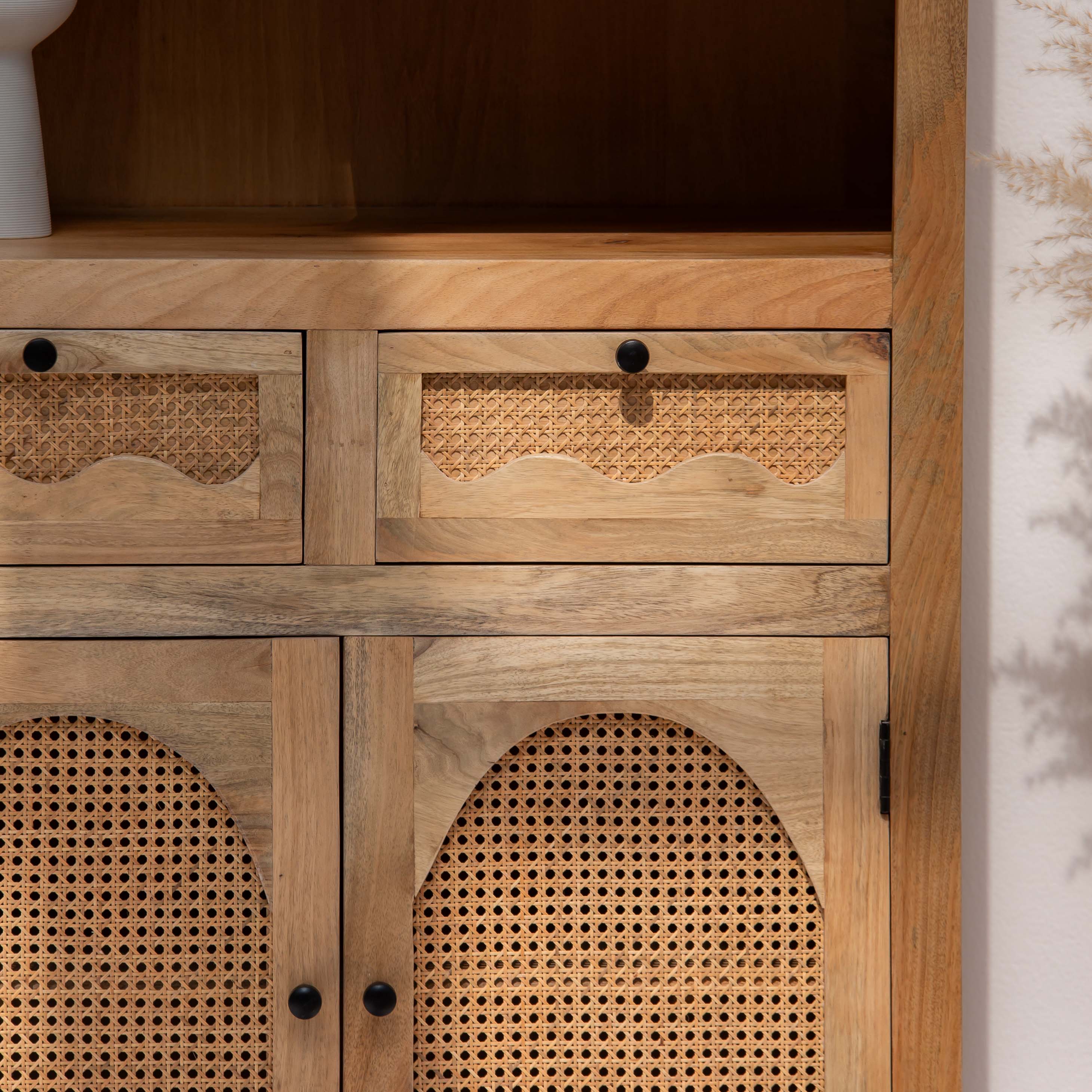 CANOVIA CANE KITCHEN CABINET