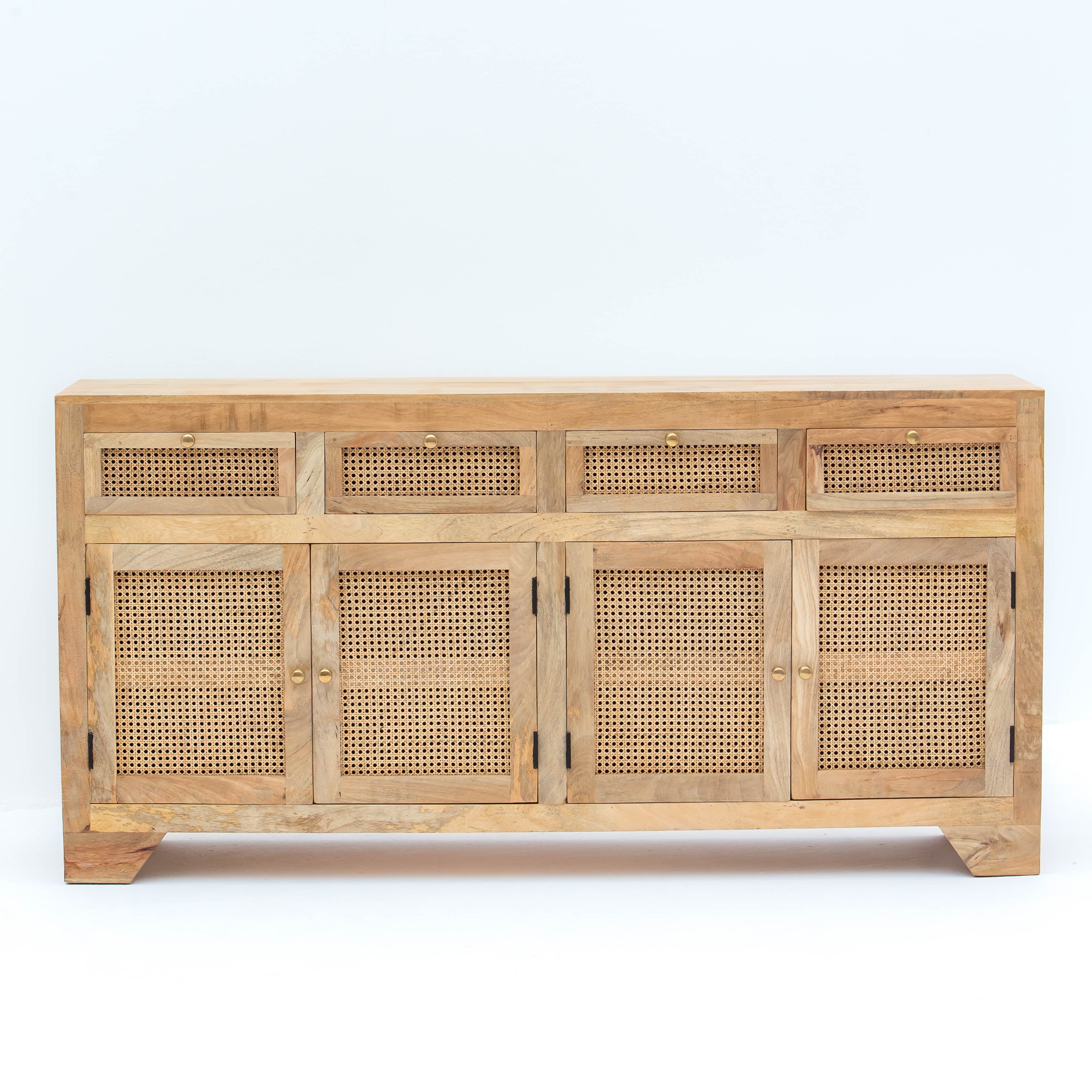 CANOVIA CANE FOUR DOOR FOUR DRAWER SIDEBOARD