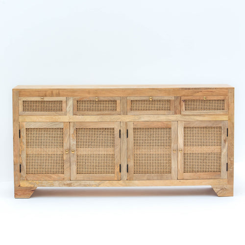 CANOVIA CANE FOUR DOOR FOUR DRAWER SIDEBOARD