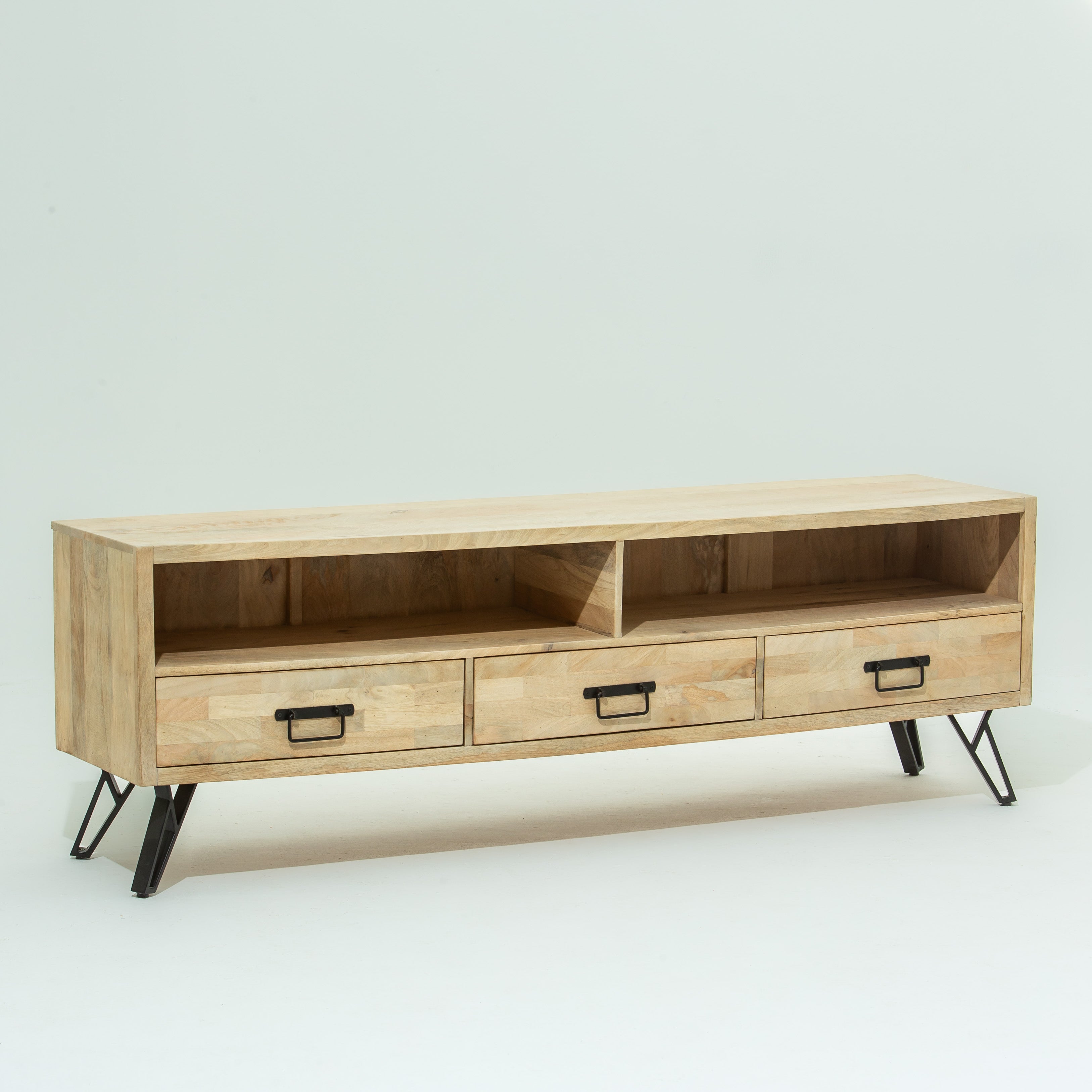 MANGOEDGE THREE DRAWER TV STAND