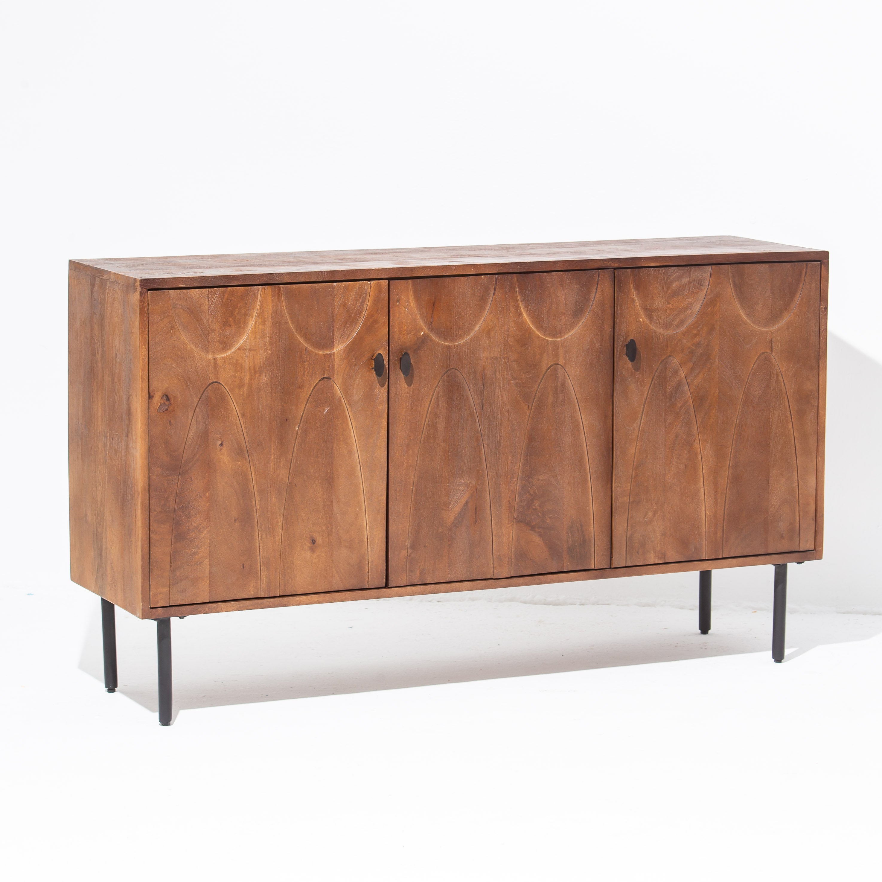 VERVE WOODEN THREE DOOR SIDEBOARD