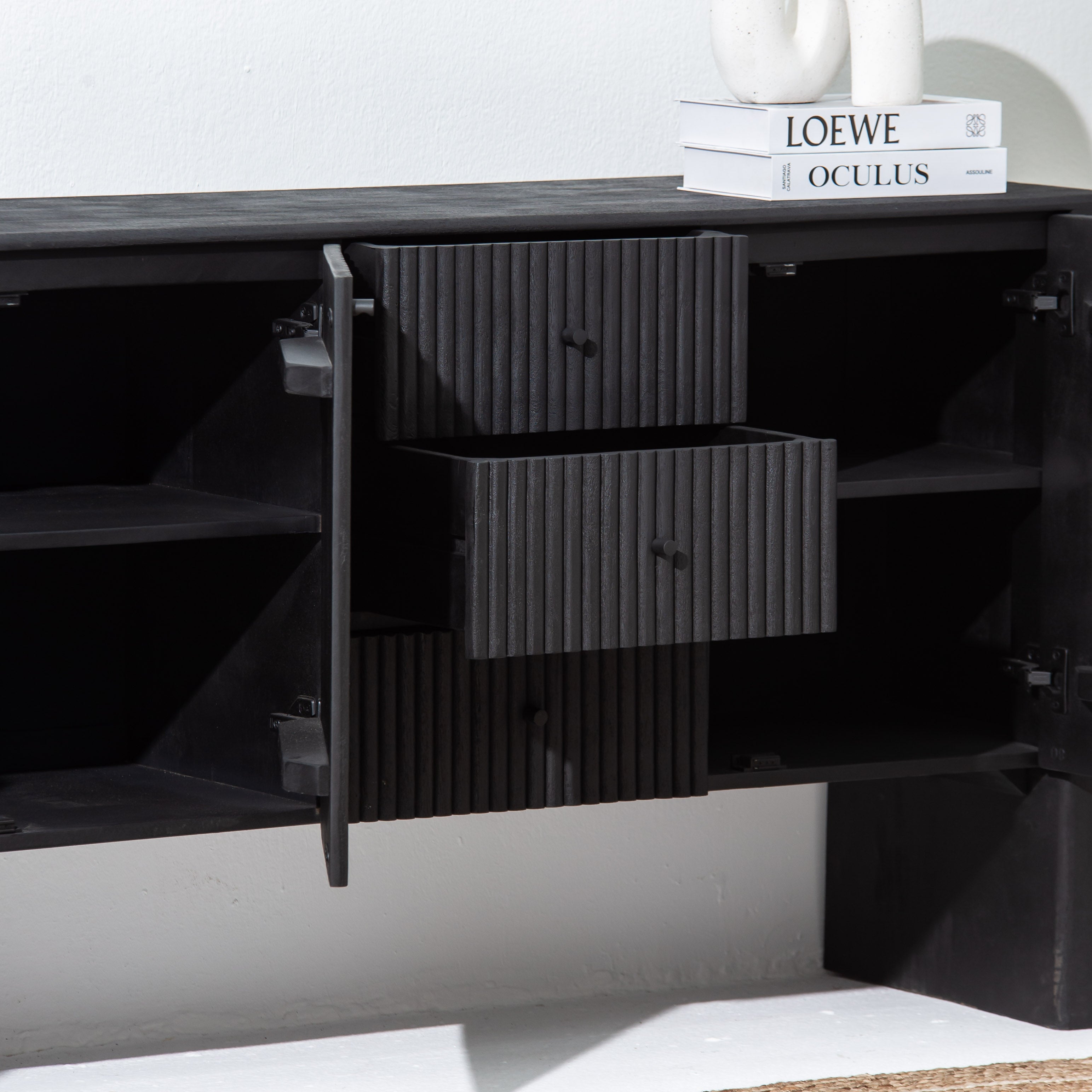 VALENCIA THREE DRAWER THREE DOOR SIDEBOARD