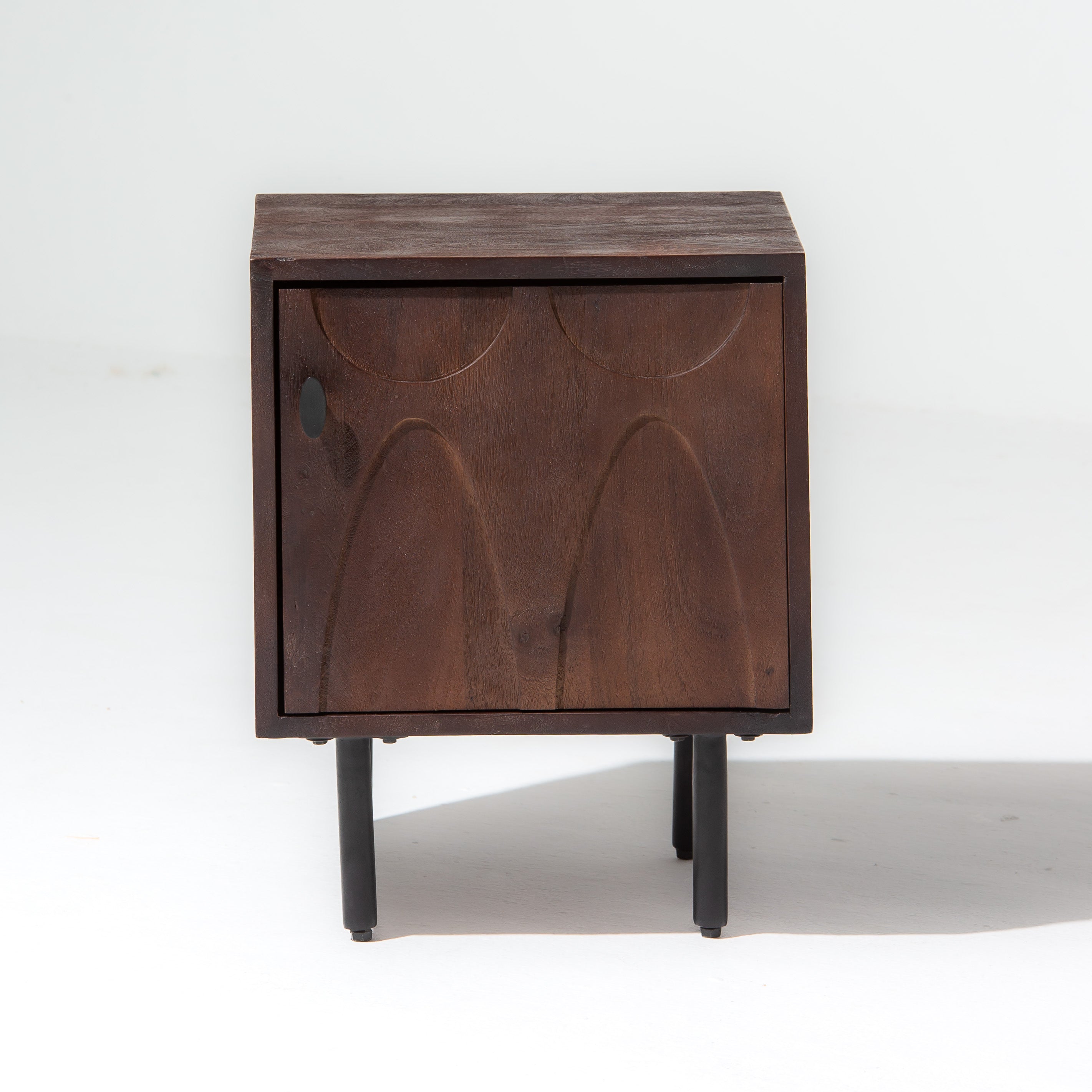 VERVE WOODEN ONE DOOR NIGHTSTAND TABLE
