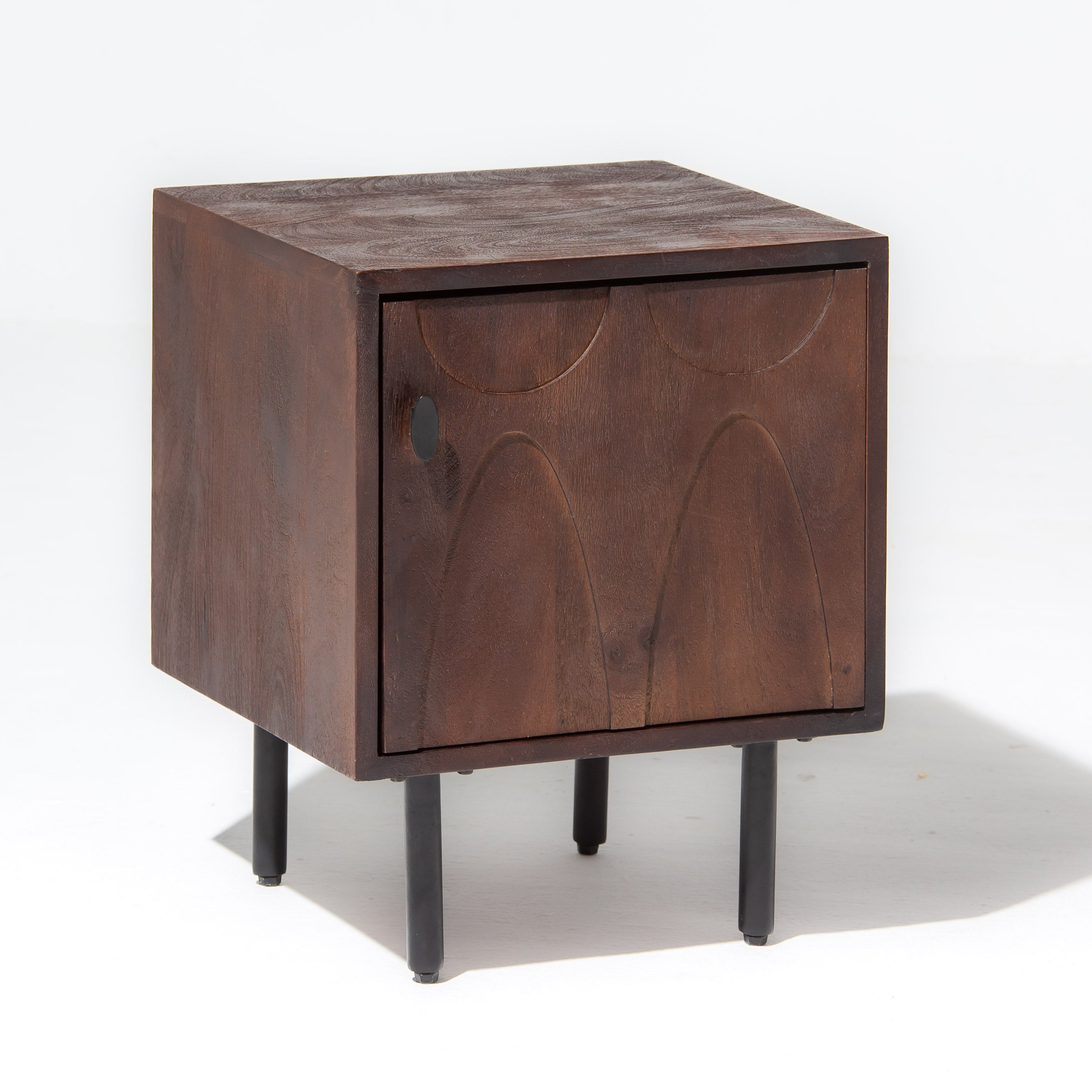 VERVE WOODEN ONE DOOR NIGHTSTAND TABLE
