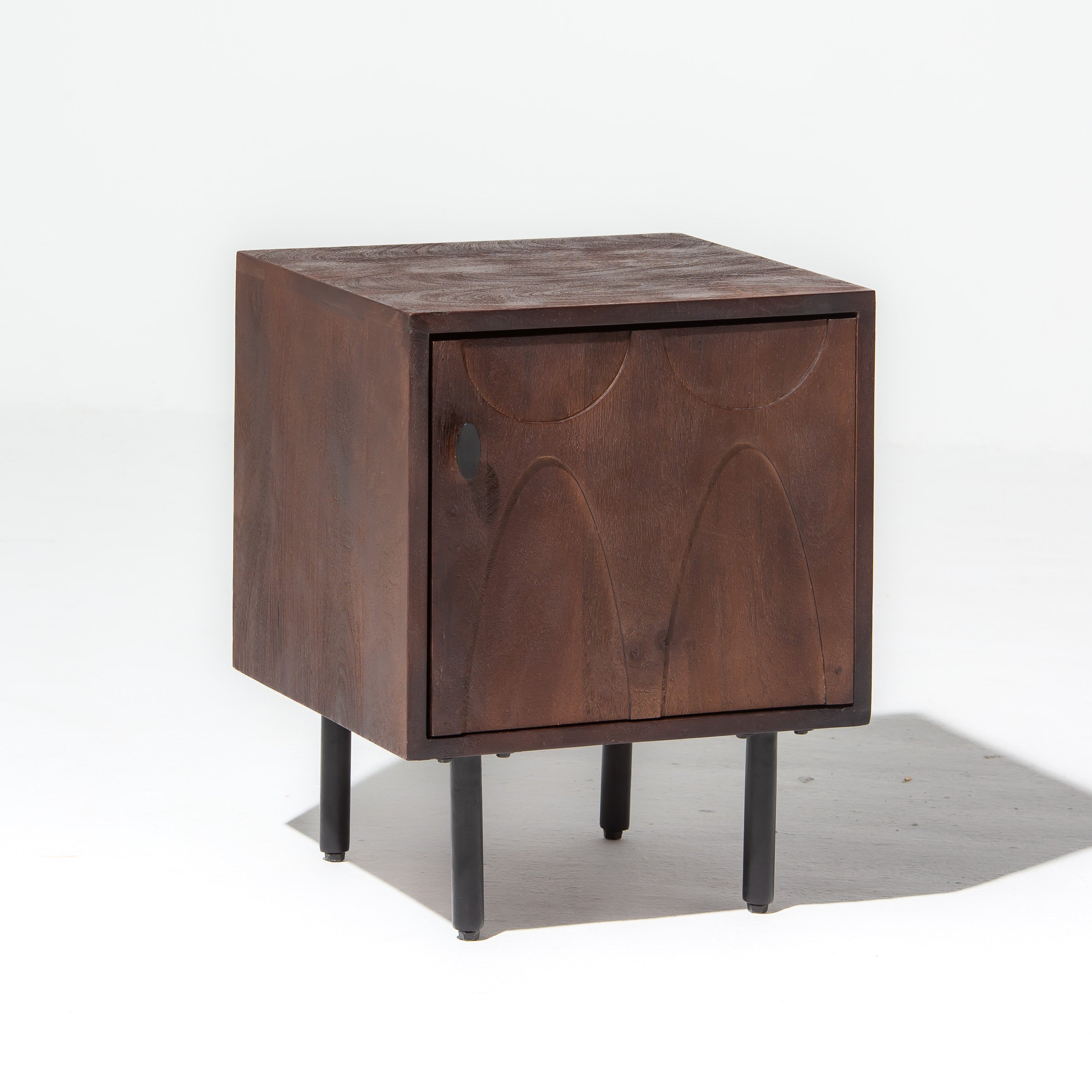 VERVE WOODEN ONE DOOR NIGHTSTAND TABLE