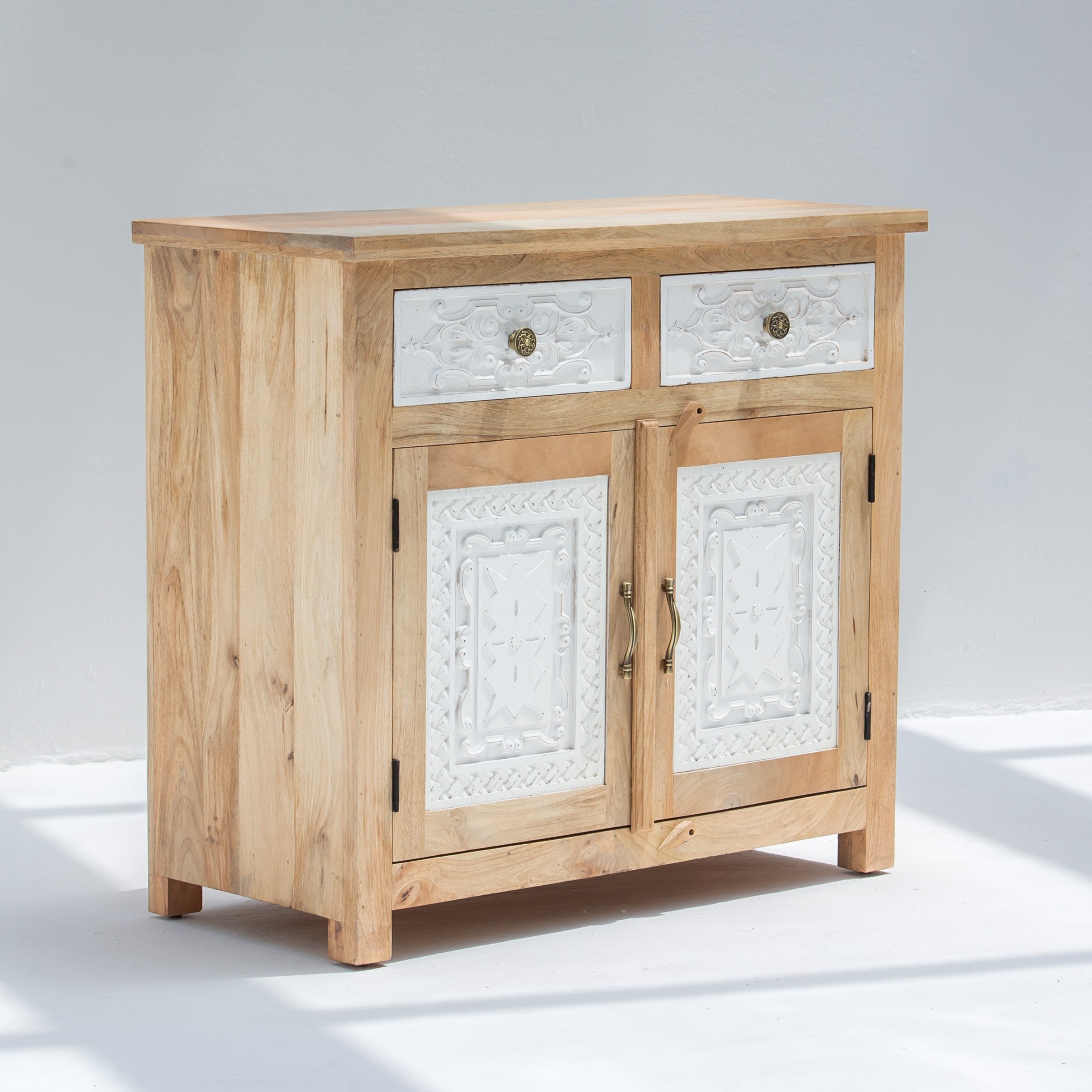 PUSHKAR WOODEN CARVING SIDEBOARD