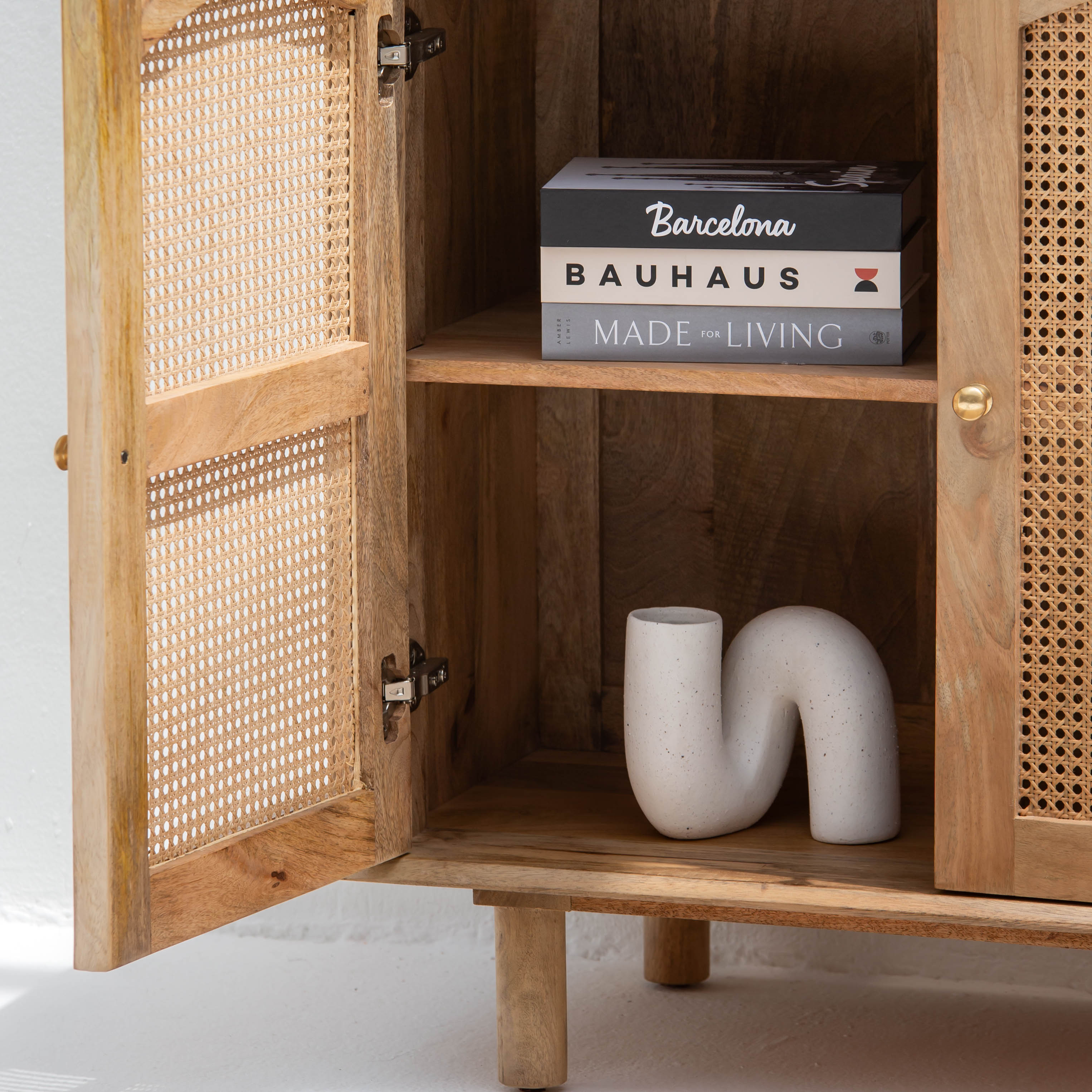 CANOVA RATTAN THREE DOOR SIDEBOARD