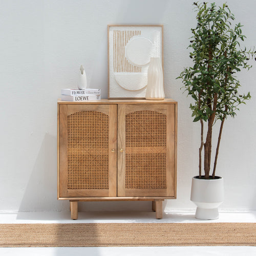 CANOVA RATTAN TWO DOOR SIDEBOARD