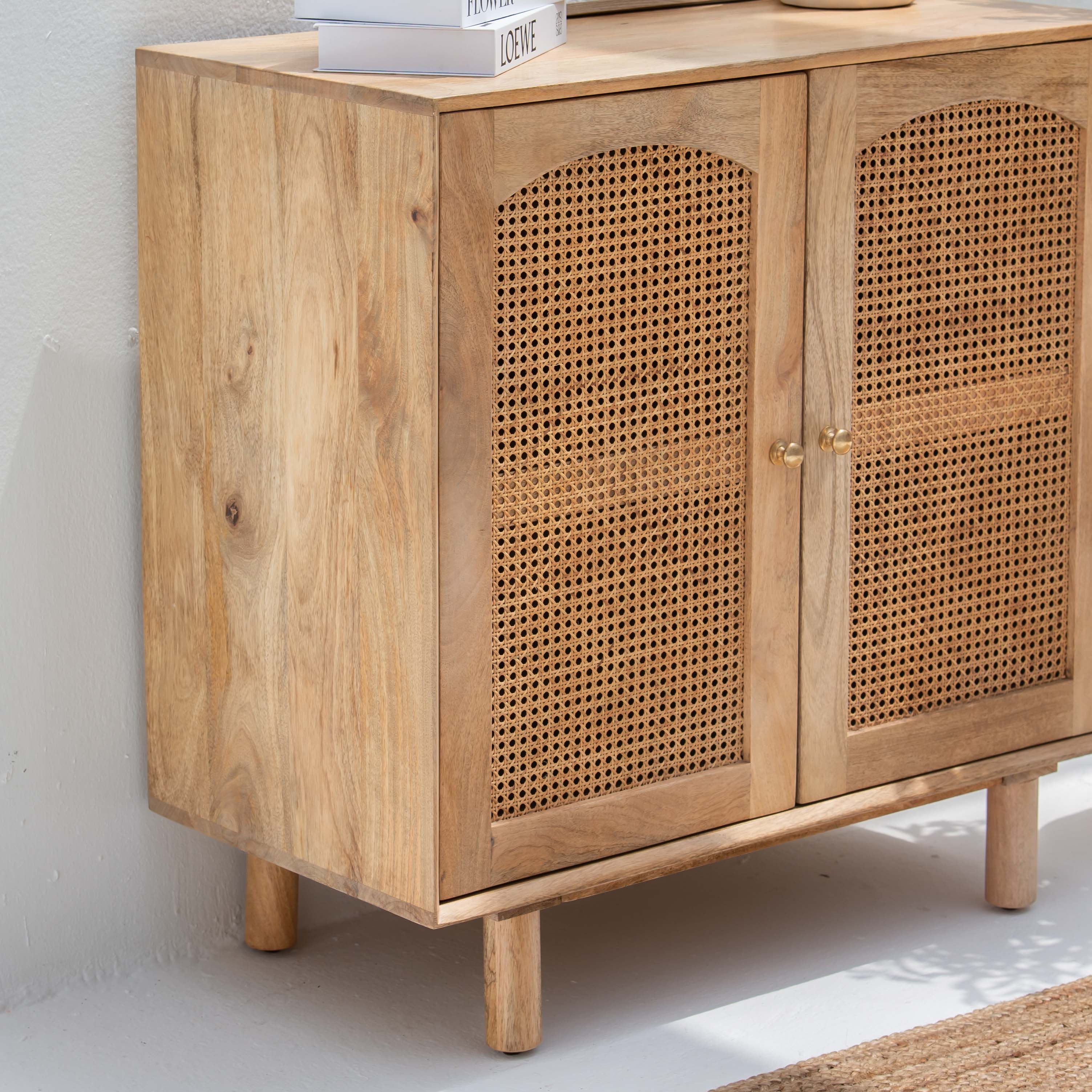 CANOVA RATTAN TWO DOOR SIDEBOARD